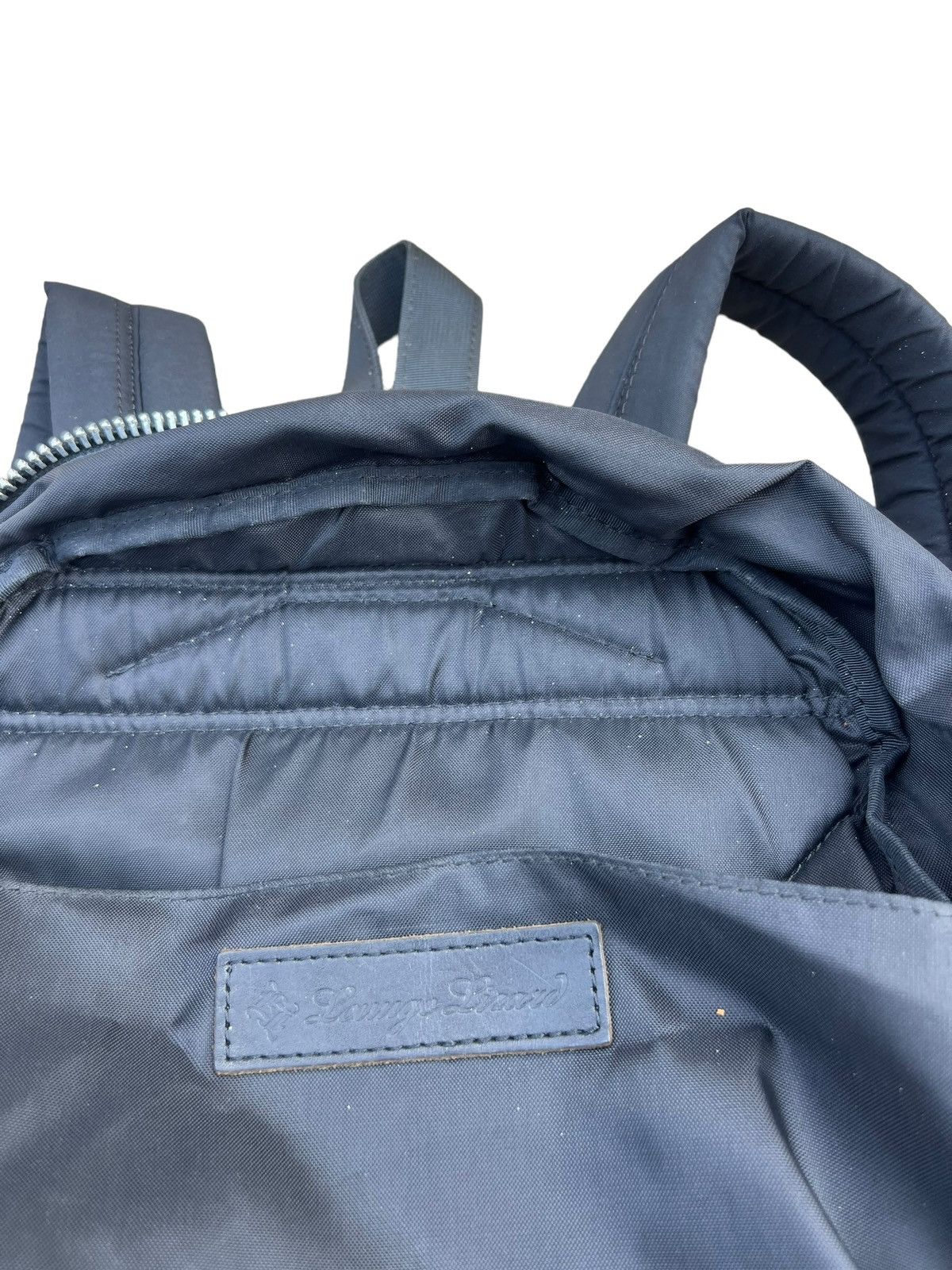Leather Vintage Lounge Lizard Patina Leather Nylon Backpack Bag Size ONE SIZE - 22 Thumbnail