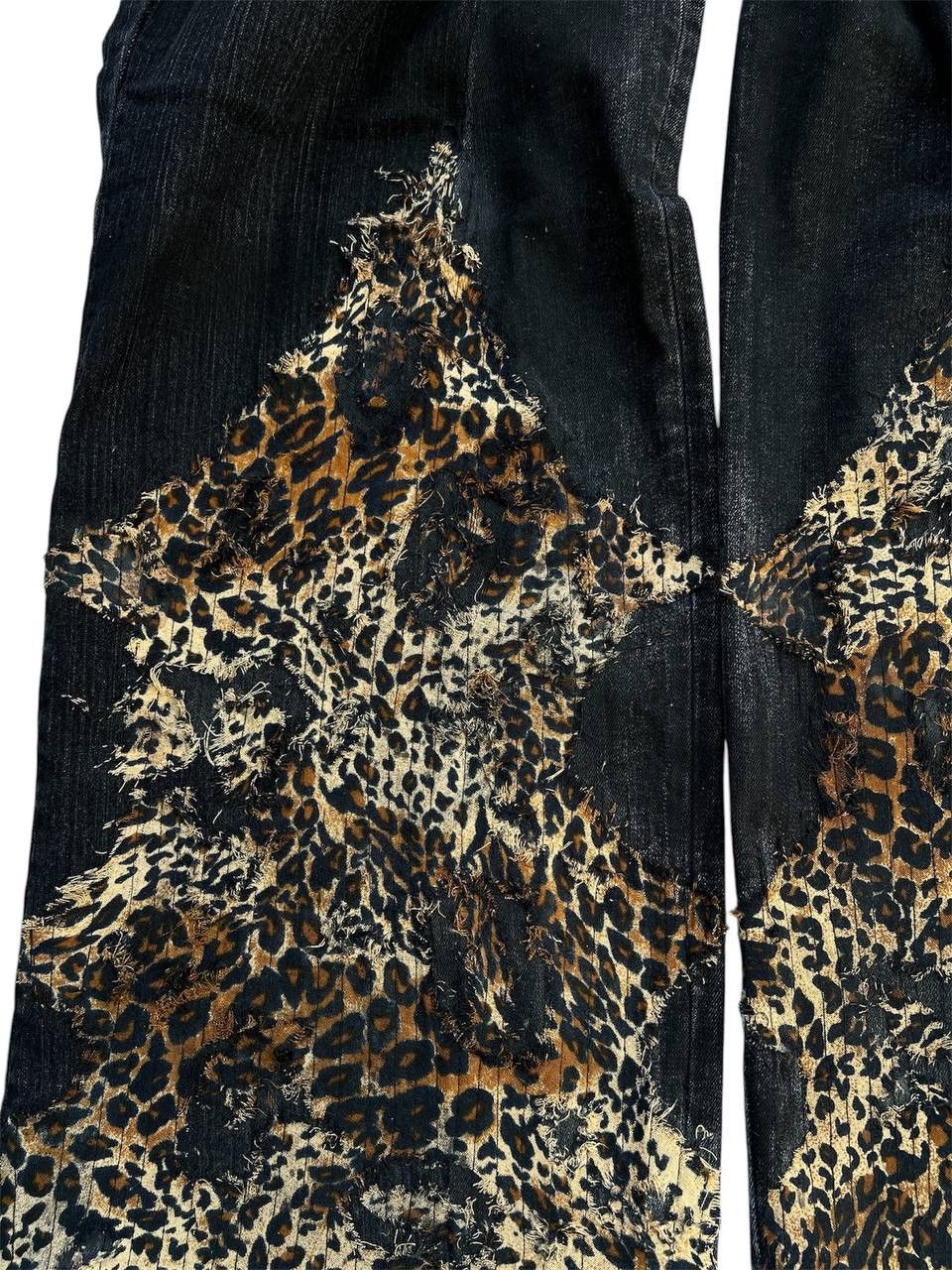 Calvin Klein Vintage Boro Style Avant Garde Jeans Size 34" / US 12 / IT 48 - 3 Thumbnail