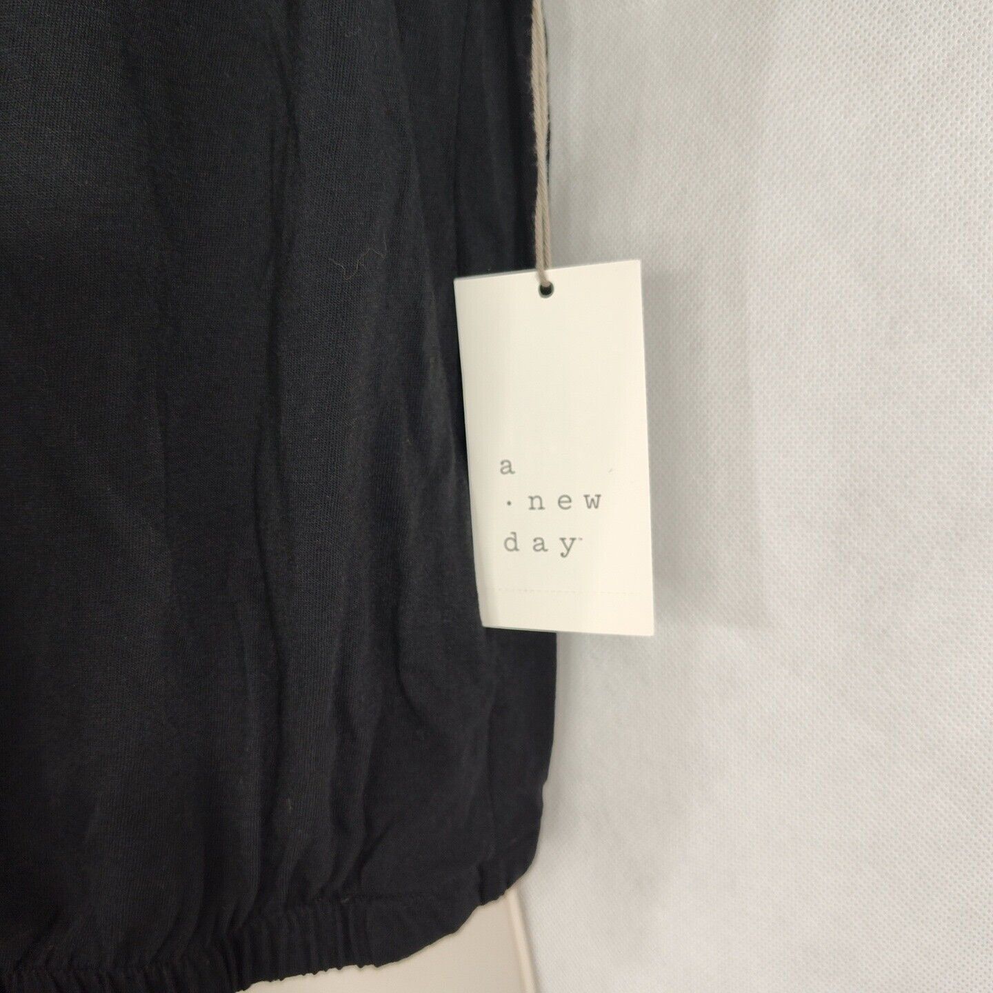 Other A New Day Black One Shoulder Crop Top Women Size XS Ruffle Size XS / US 0-2 / IT 36-38 - 3 Thumbnail