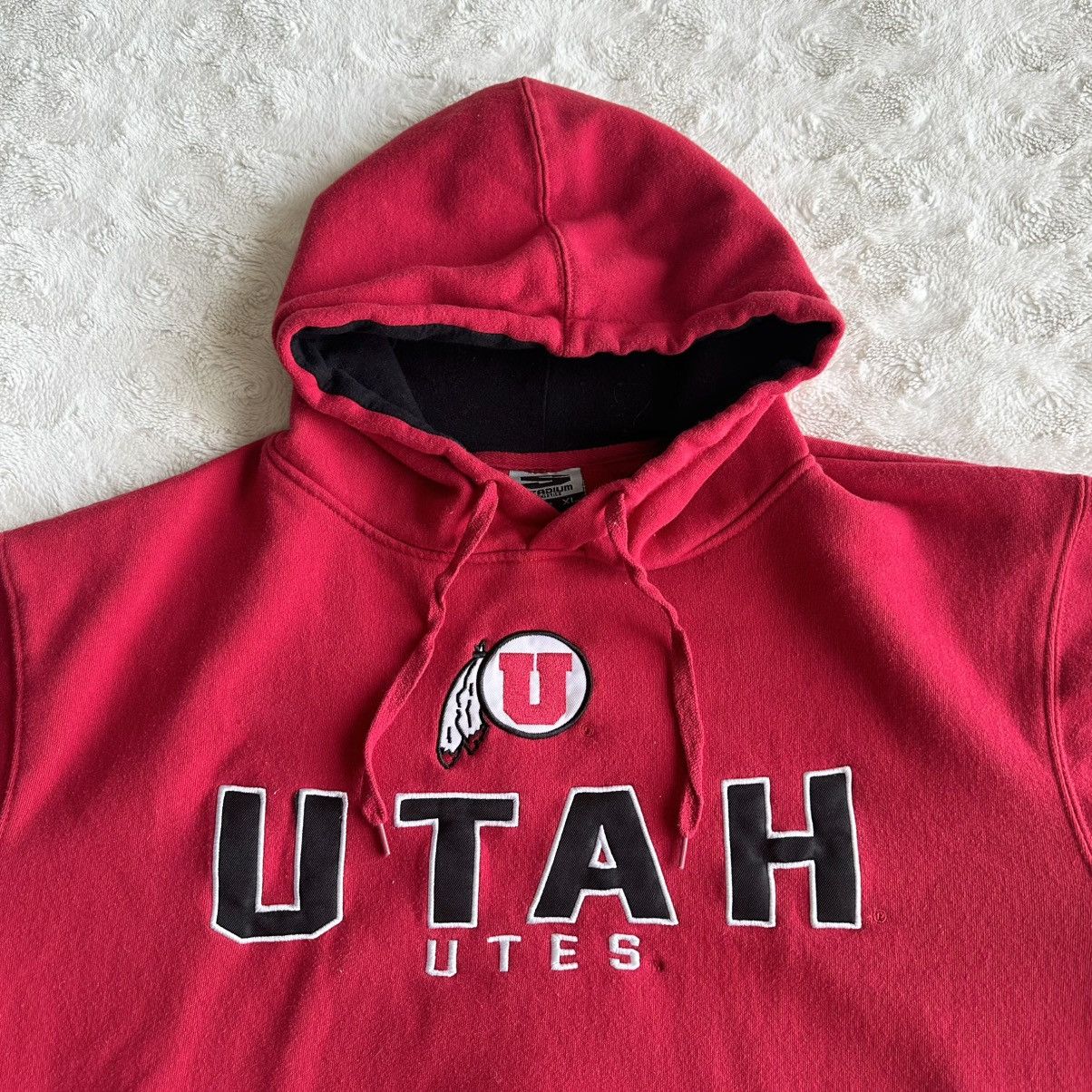 Other Vintage University of Utah Hoodie Sweatshirt Men XL Red Utes Size US XL / EU 56 / 4 - 3 Thumbnail