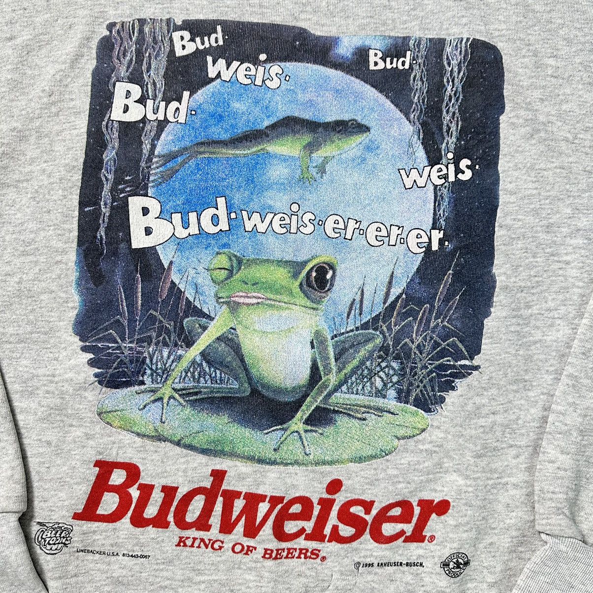 Budweiser × Vintage Vintage Budweiser Sweater Size US XL / EU 56 / 4 - 2 Thumbnail