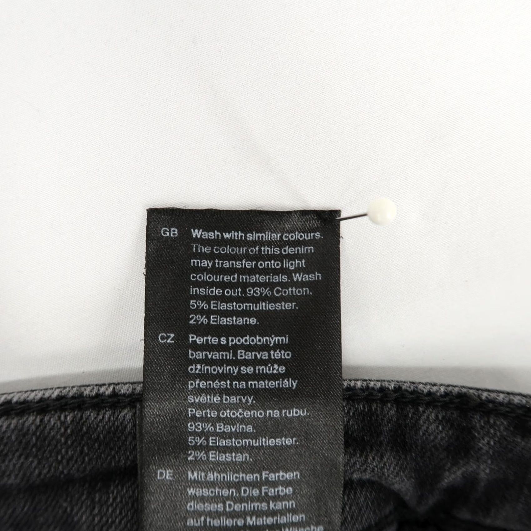 Cos COS Jeans Womens Slim Ankle 30 Black Wash Stretch Mid Rise Denim Size 30" / US 8 / IT 44 - 8 Thumbnail