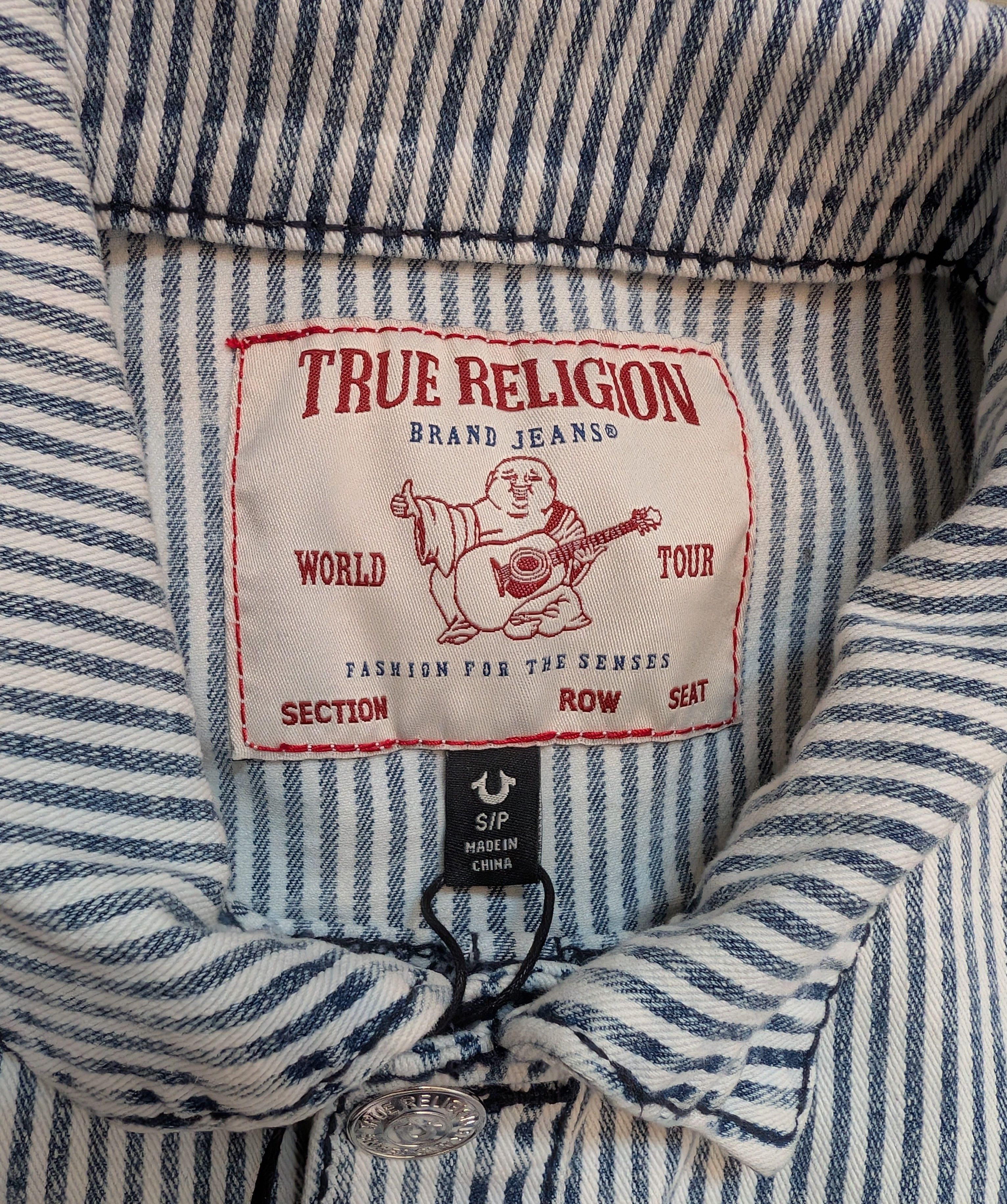 True Religion NWT True Religion Hickory Big T Striped Shacket Size US S / EU 44-46 / 1 - 3 Thumbnail