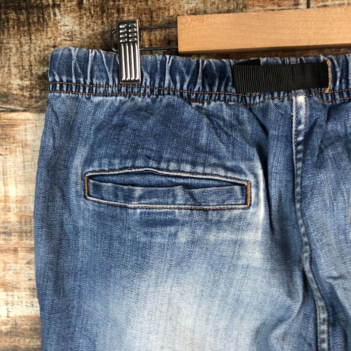 Gramicci Gramicci Blue ripped distressed Denim Pants #A2135 Size US 31 - 17 Thumbnail