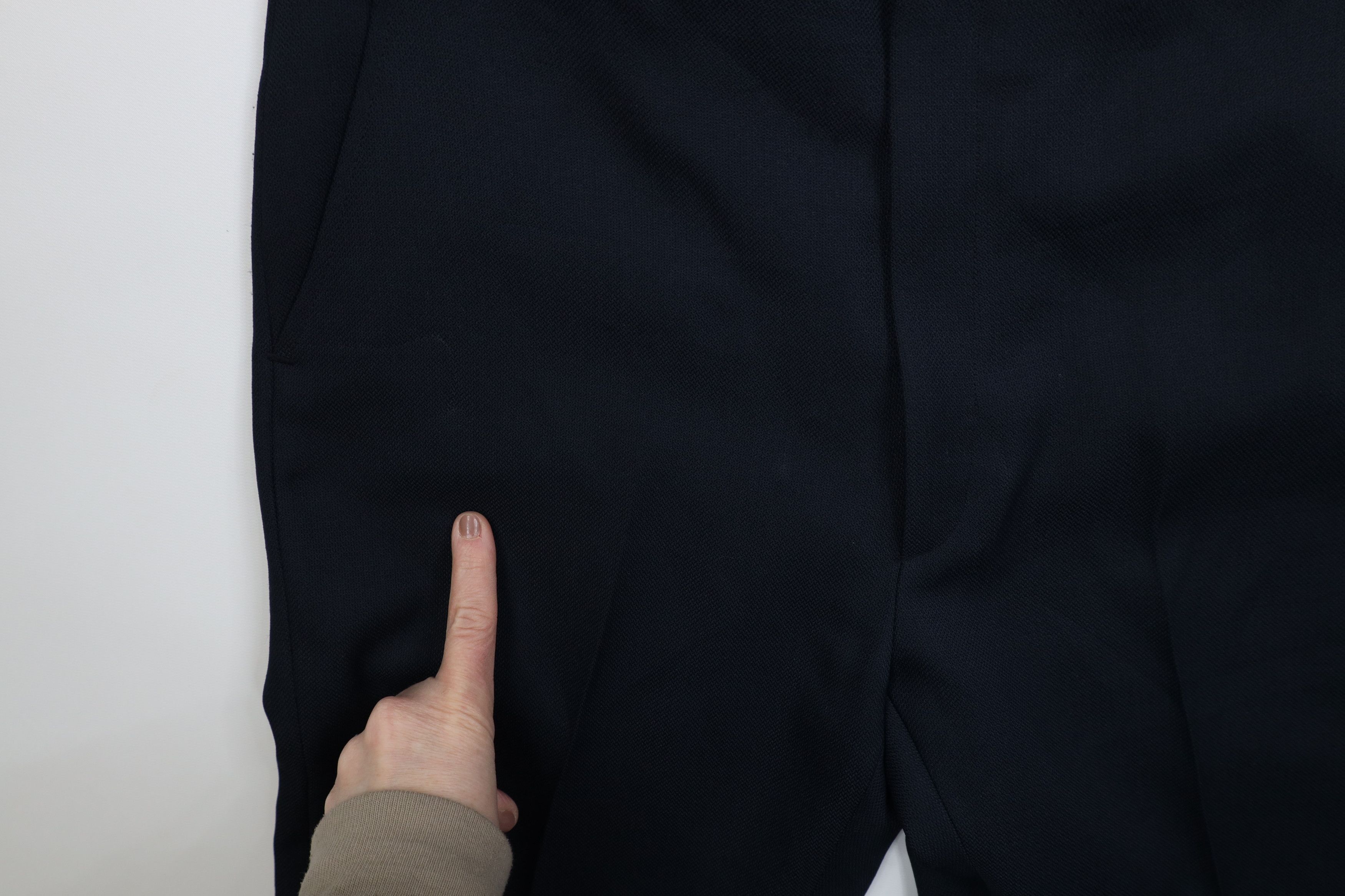 Vintage Vintage 70s Streetwear Wide Leg Chino Pants Navy Blue USA Size US 36 / EU 52 - 5 Thumbnail