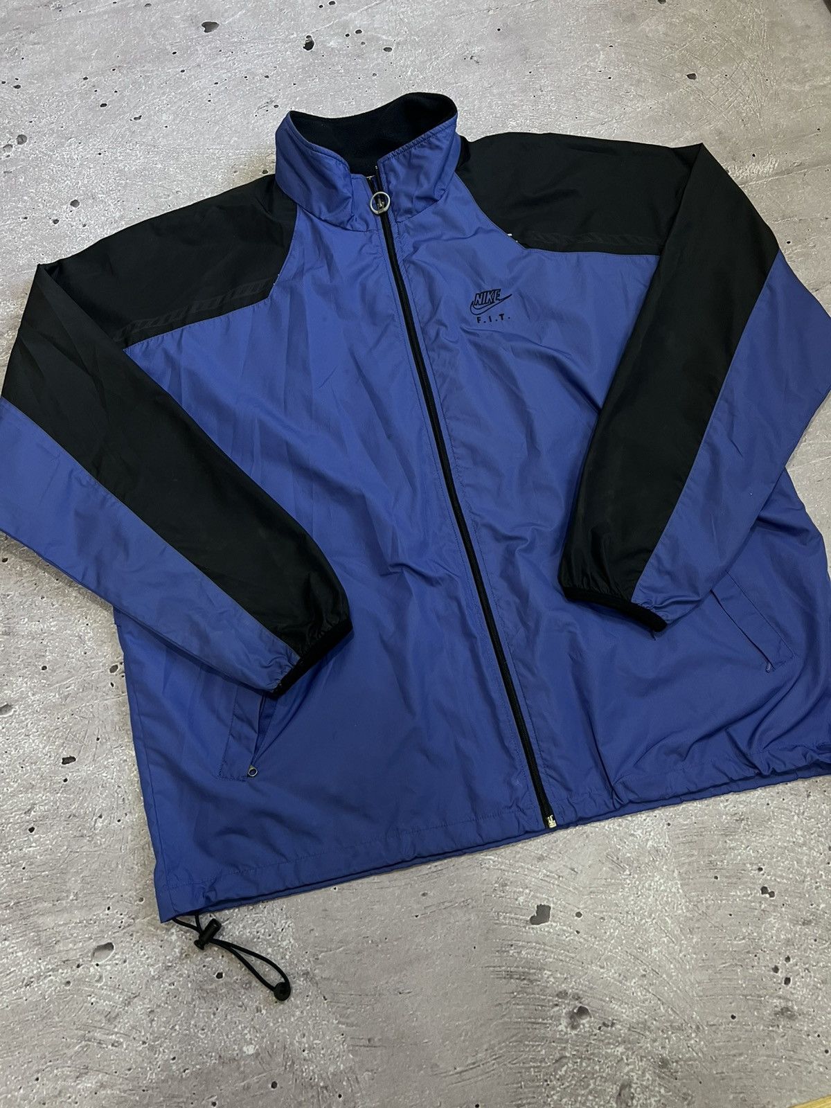 Nike Vintage 90's Nike box Tail Wind F.I.T. windbreaker jacket XL Size US XL / EU 56 / 4 - 1 Thumbnail