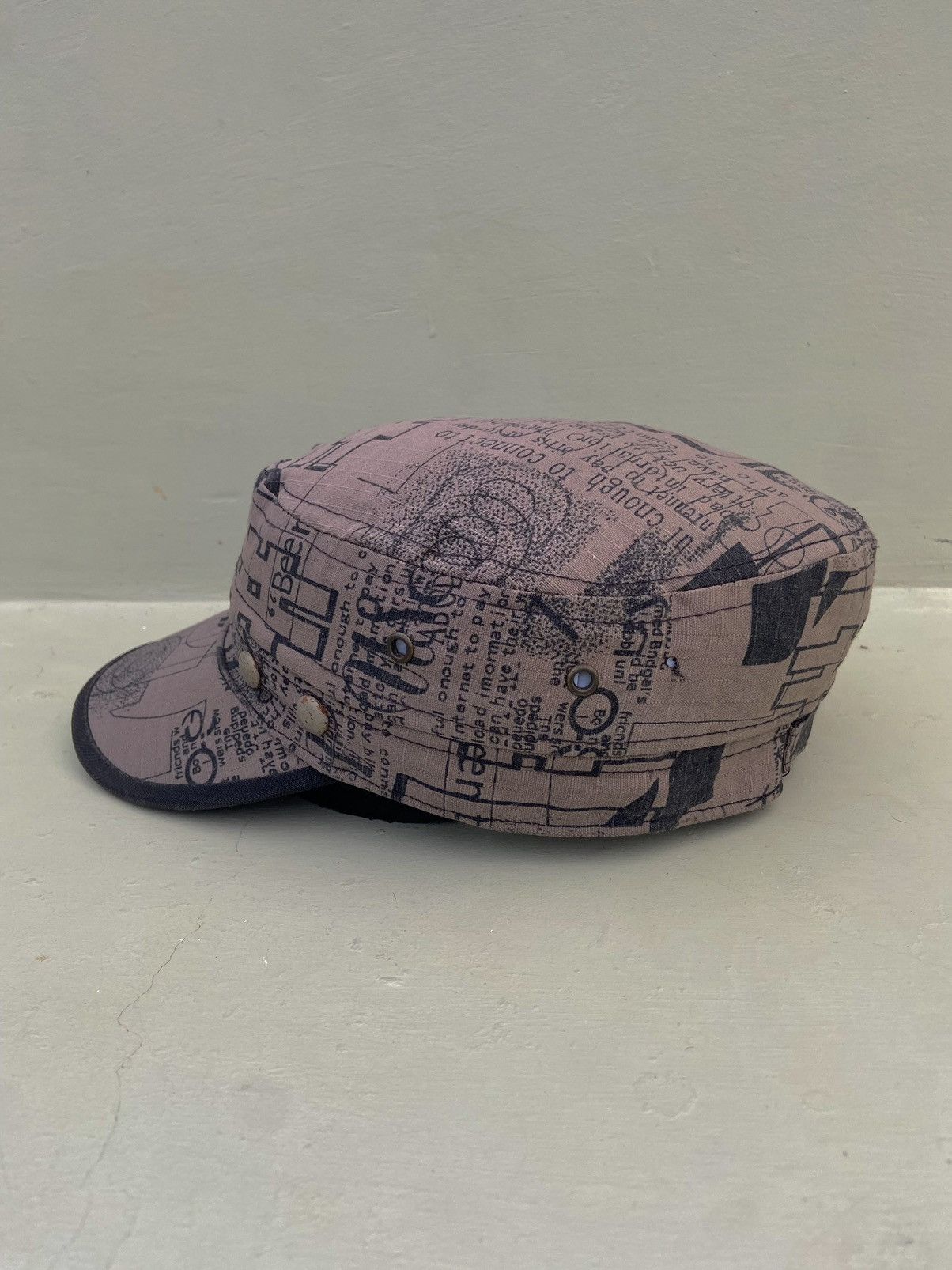 If Six Was Nine 2000s full all over print L.G.B style patrol hat Size ONE SIZE - 5 Thumbnail