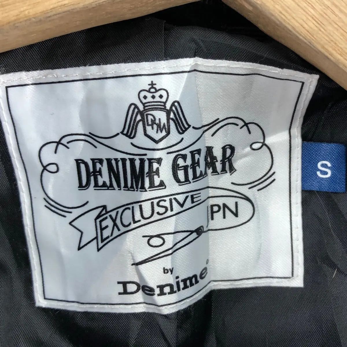 Vintage DENIME JAPANESE DENIM Exclusive Collection Pea Coat Jacket Size US S / EU 44-46 / 1 - 7 Thumbnail