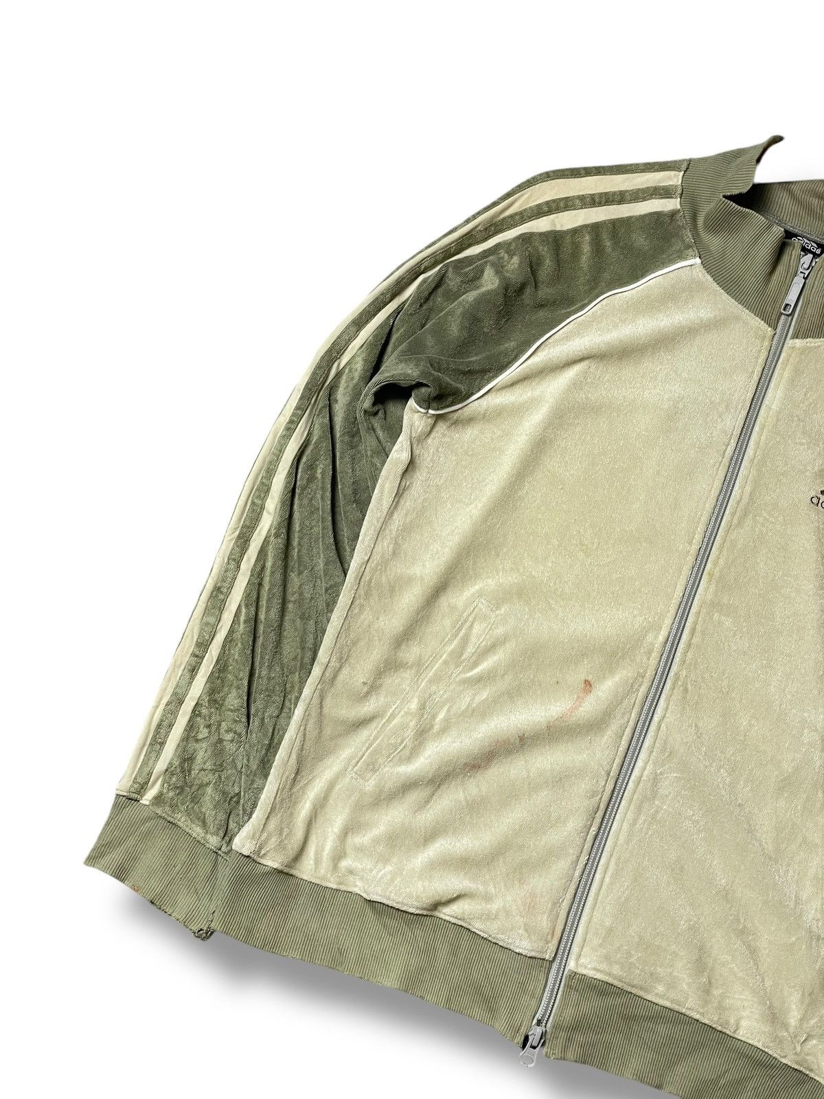 Adidas × Vintage ADIDAS Fleece Track Sportswear Jacket (104) Size US S / EU 44-46 / 1 - 4 Thumbnail