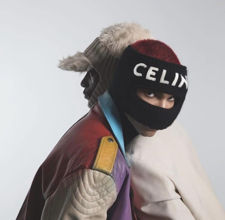 Celine $6.4k FW21 Celine multicolour leather biker jacket couture Size US L / EU 52-54 / 3 - 13 Thumbnail