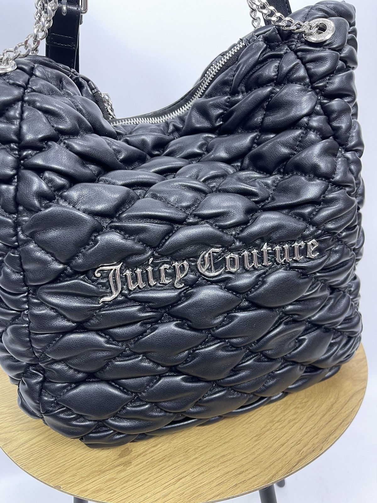 Juicy Couture Juicy Couture Isabelle Large Handbag Reversible 2 In 1 Black Size ONE SIZE - 3 Thumbnail