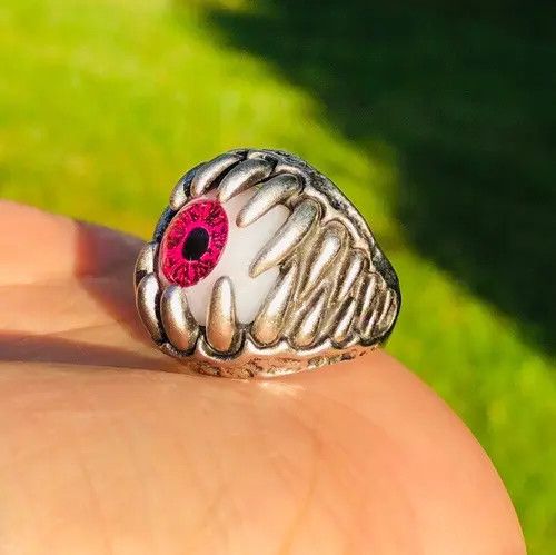 Grunt Style Chunky Goth Punk Evil Monster Eye Eyeball Size ONE SIZE - 3 Thumbnail