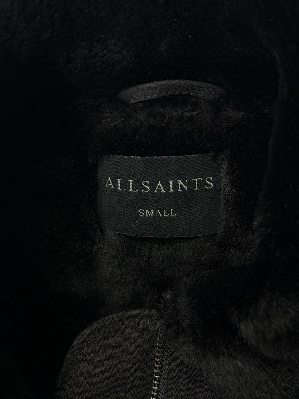 Allsaints All Saints North Denim Jacket Faux Fur Collar & Lining Size S / US 4 / IT 40 - 18 Thumbnail