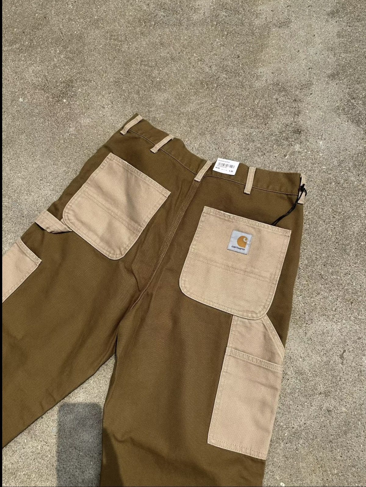 Carhartt Carhartt WIP Two Tone Double Knee Pant – Hamilton Brown Size US 32 / EU 48 - 5 Thumbnail