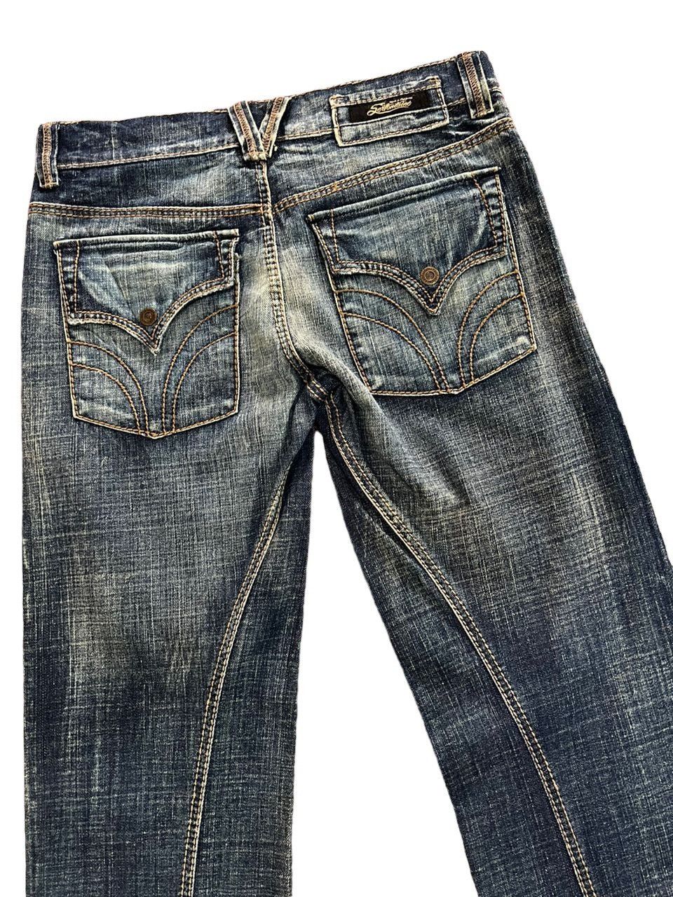 Vintage Serfortaine Relaxed Wide Leg California Twisted Seams Jeans Size US 34 / EU 50 - 6 Thumbnail