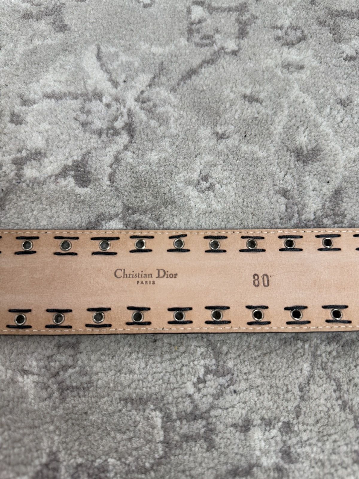 Dior × John Galliano Vintage S/S 2007 Christian dior by John Galliano leather belt Size ONE SIZE - 6 Thumbnail