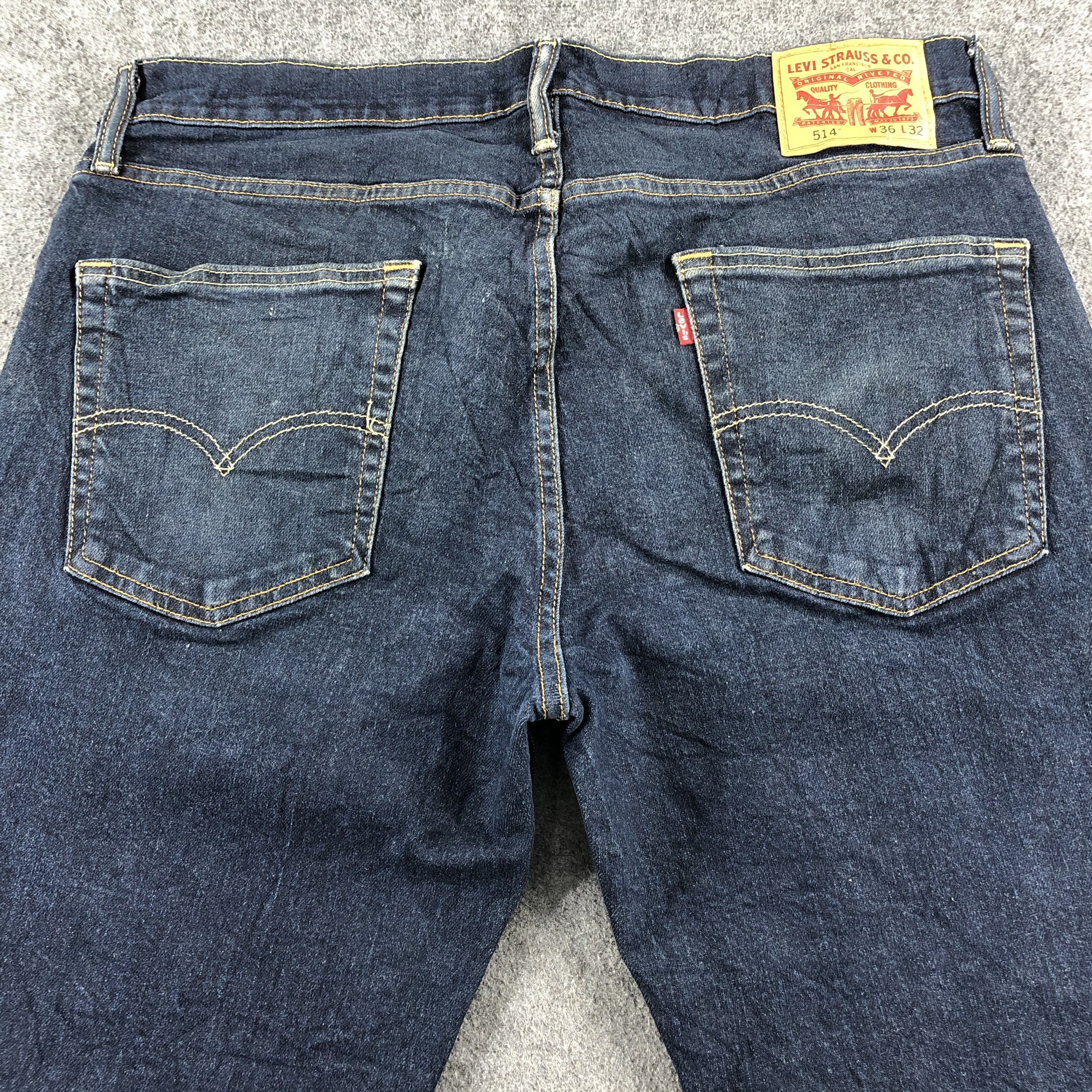 Levi's Vintage Faded Black Levis 514 Jeans-J2610 Size US 36 / EU 52 - 4 Thumbnail