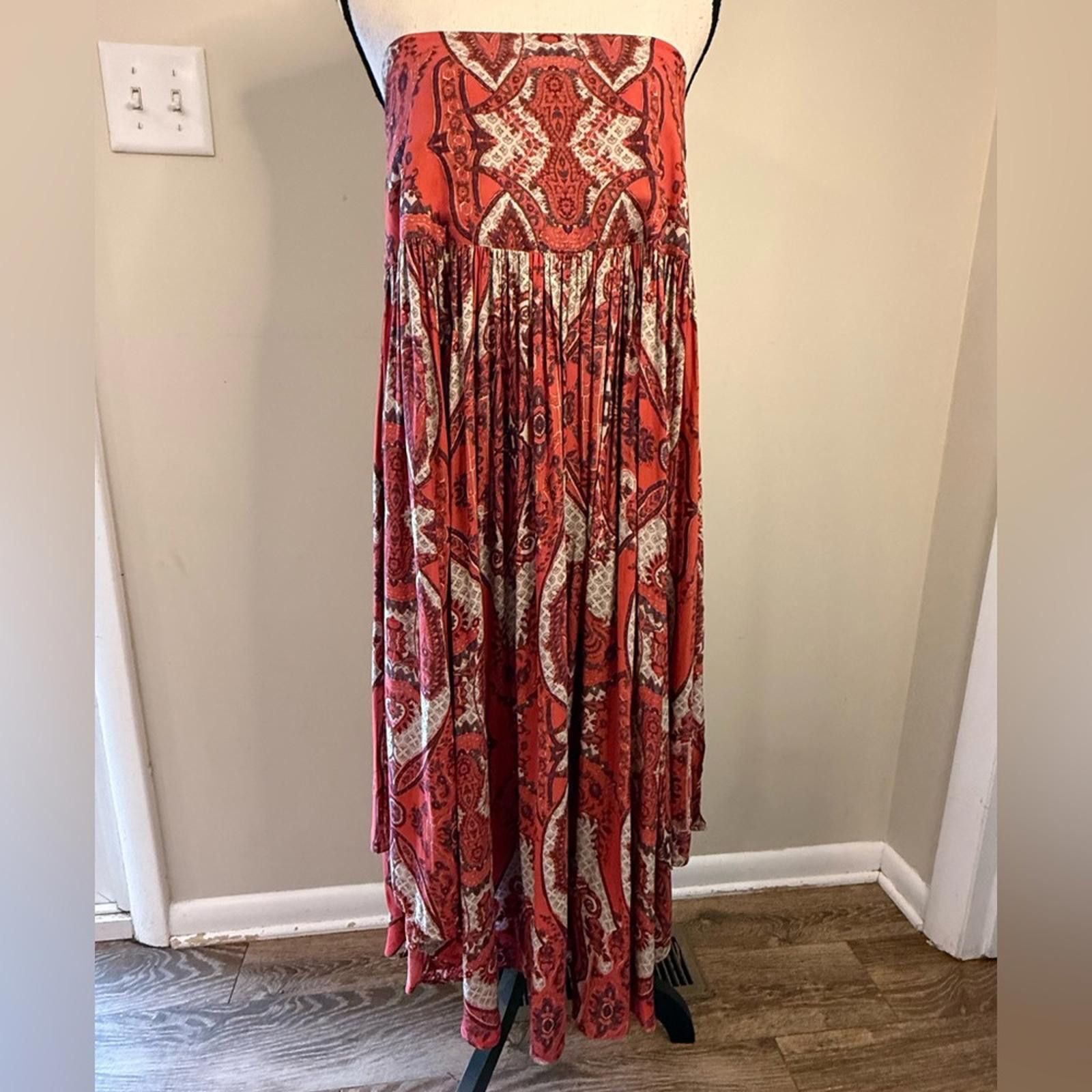 Other Boho versatile maxi skirt strapless dress beach coverup S/M Size 30" / US 8 / IT 44 - 9 Thumbnail