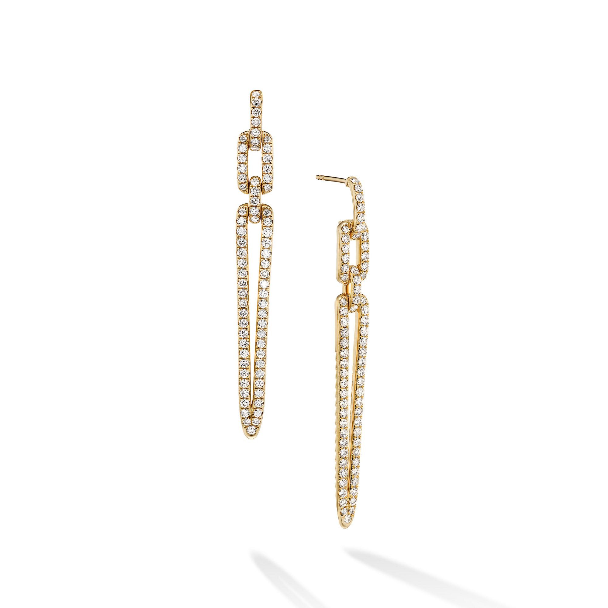 David Yurman o1w1db10526 E16843D/Size 6/Elongated Drop Earrings in Golden Size ONE SIZE - 1 Thumbnail