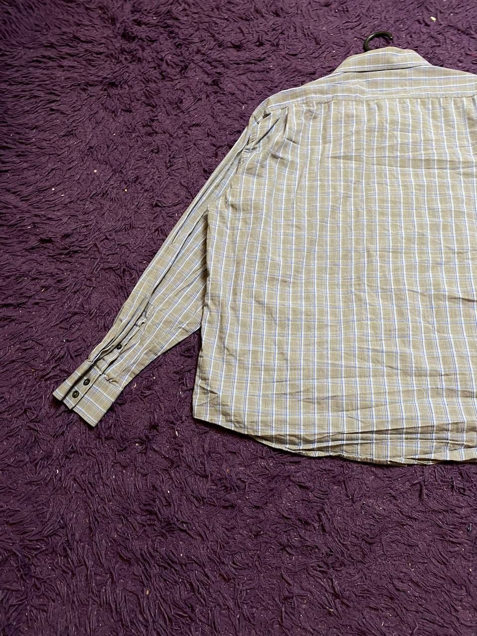 Yves Saint Laurent Y2K gray print shirt Yves Saint Laurent luxury Vintage Size US XL / EU 56 / 4 - 15 Thumbnail