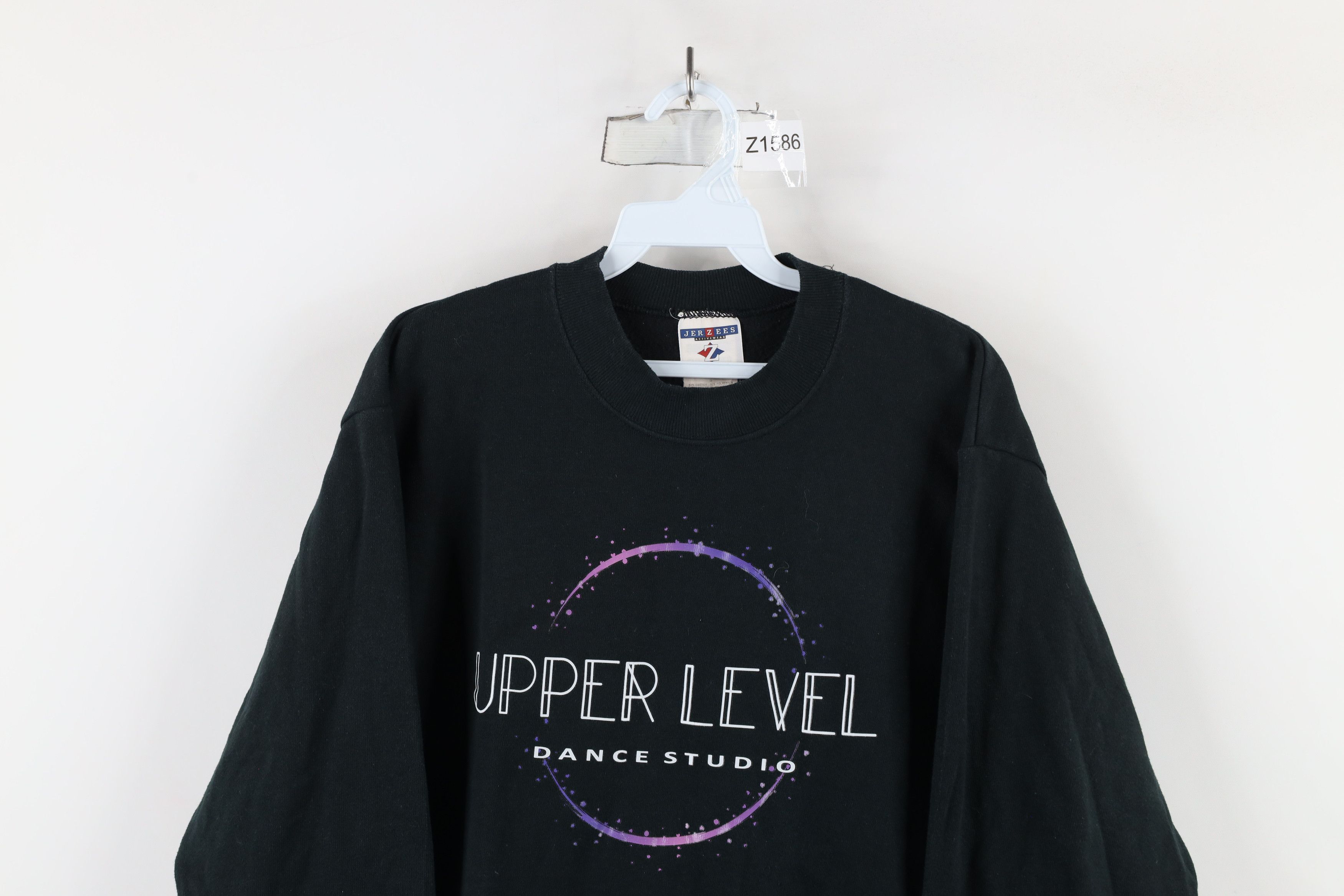 Vintage Vintage 90s Spell Out Upper Level Dance Studio Sweatshirt Size S / US 4 / IT 40 - 2 Thumbnail