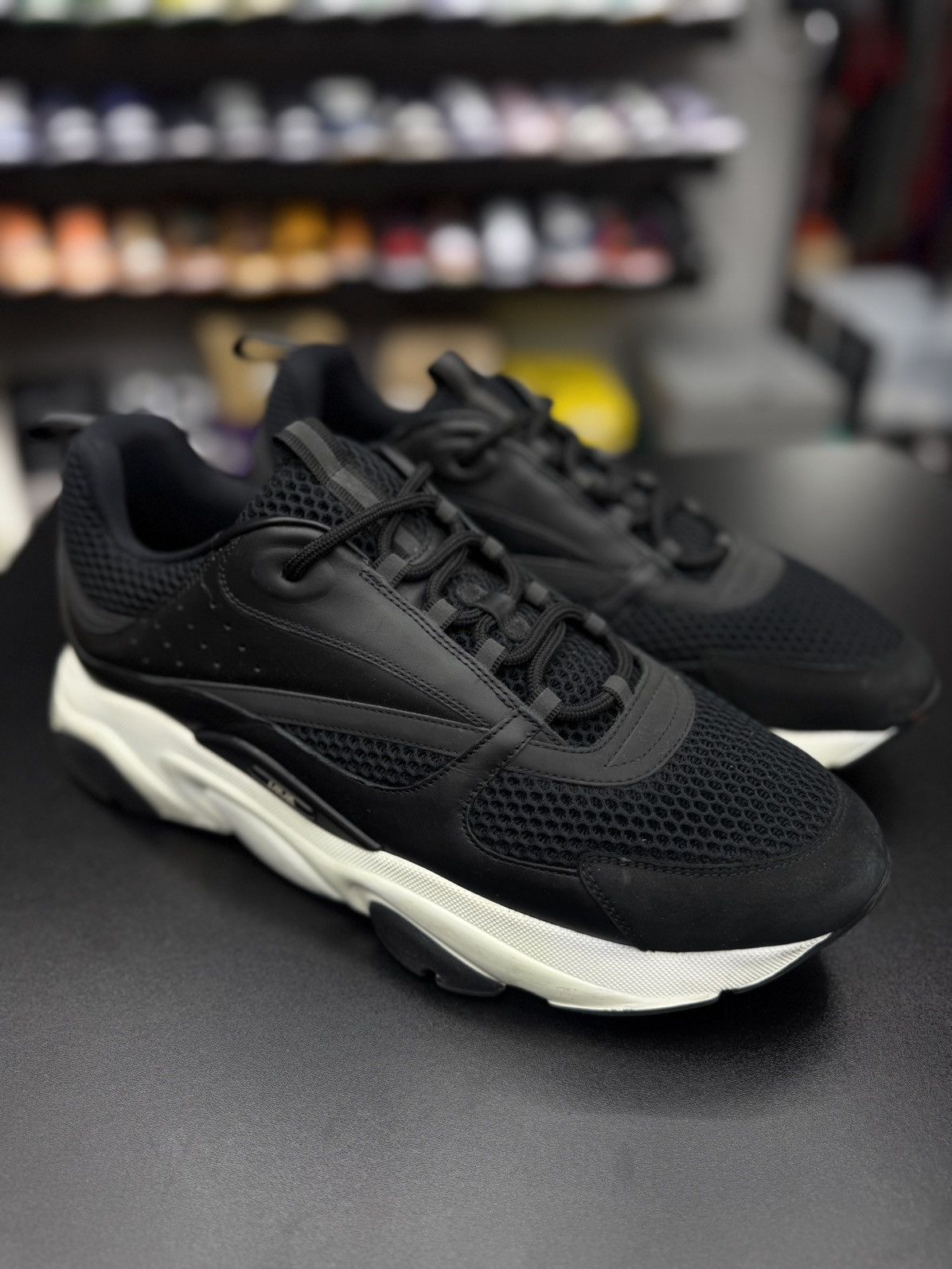 Dior Black White B22 Size 47EU/14US $1200 Discontinued