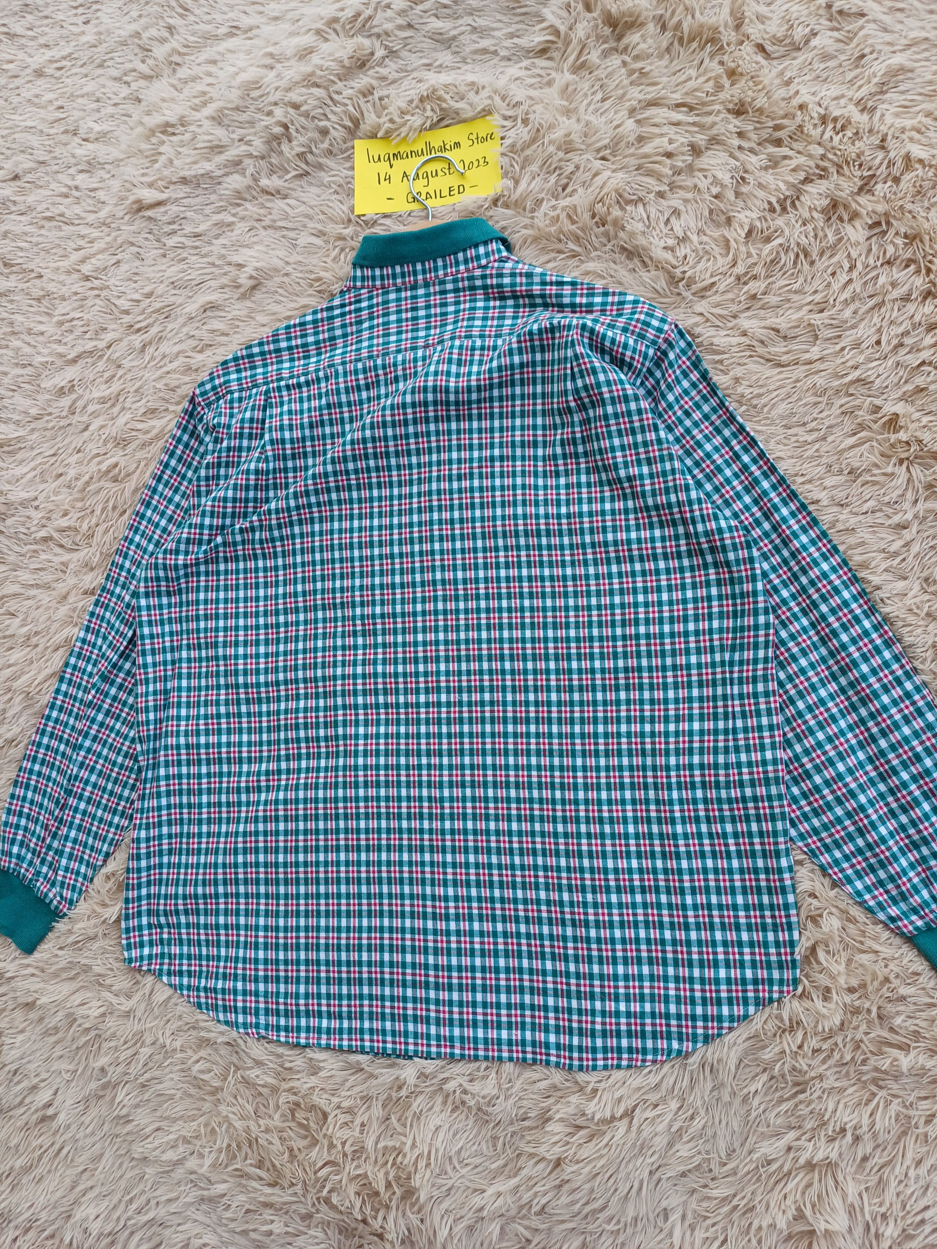 Christian Dior Monsieur Rare Vintage Christian Dior Checkered Longsleeve Shirt Size US L / EU 52-54 / 3 - 12 Thumbnail