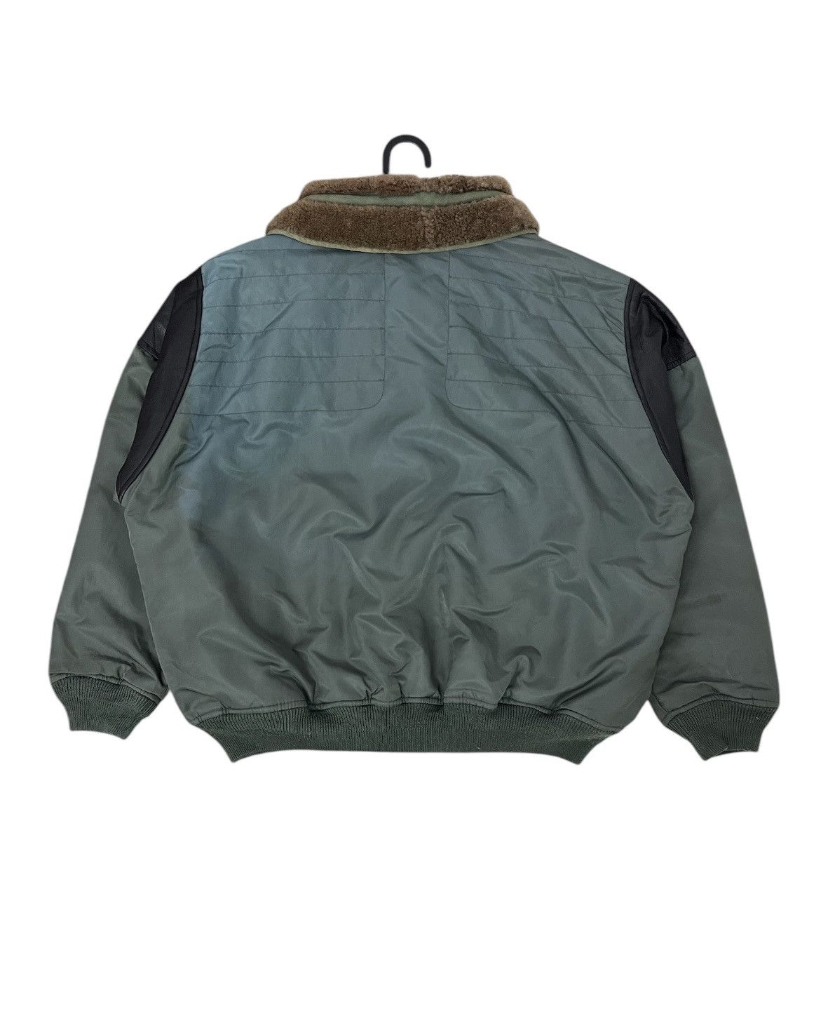 Leather Chop Series Fur Collar Bomber Jacket Size US L / EU 52-54 / 3 - 5 Thumbnail