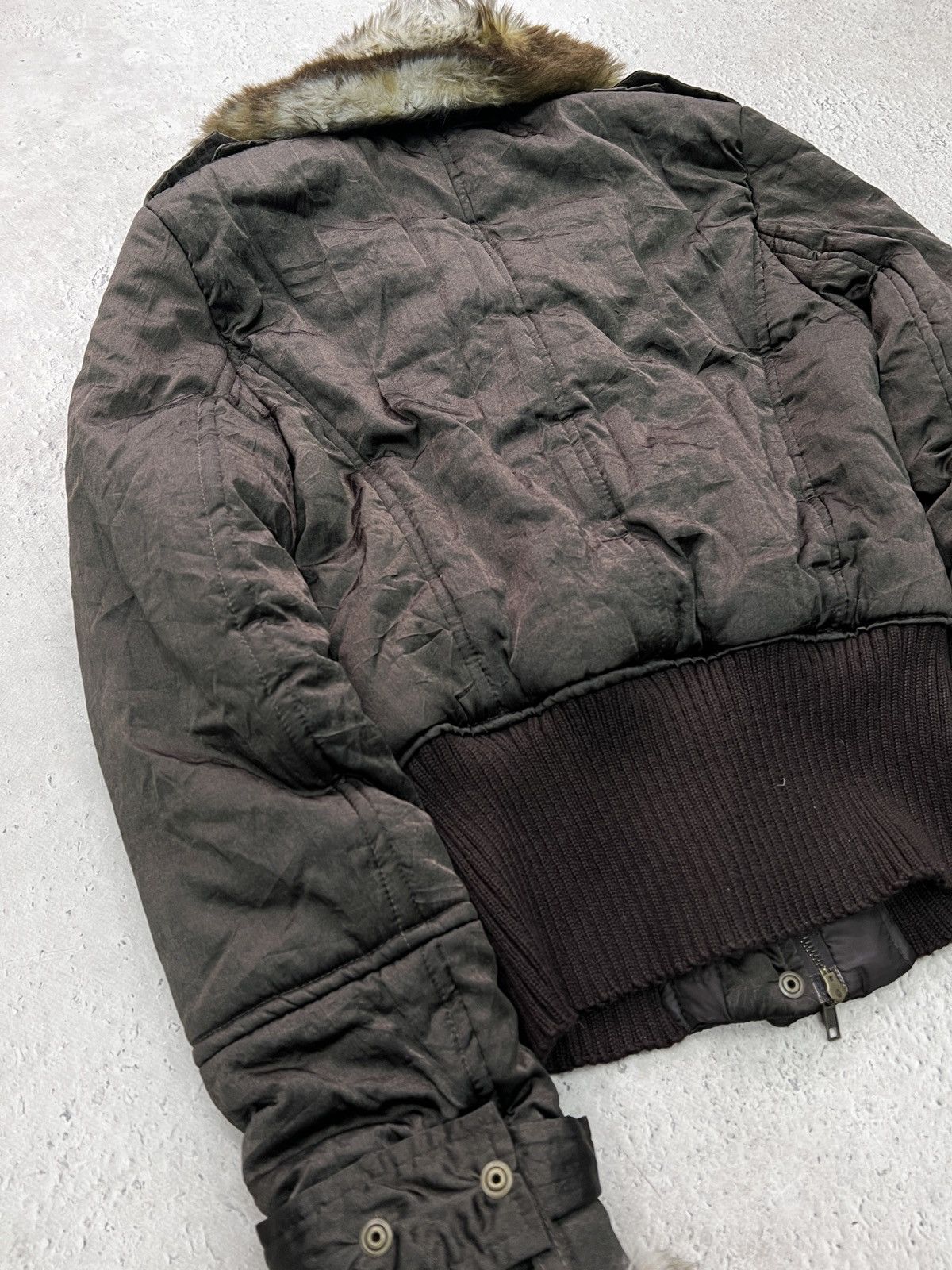 If Six Was Nine Y2k Japanese Fur collar If six was nine gothic bomber jacket Size US S / EU 44-46 / 1 - 10 Thumbnail