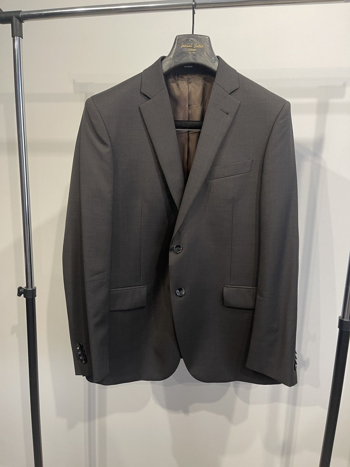 NAVYBOOT Navyboot blazer classic jacket wool mens 40R Brown Size 40R - 1 Thumbnail