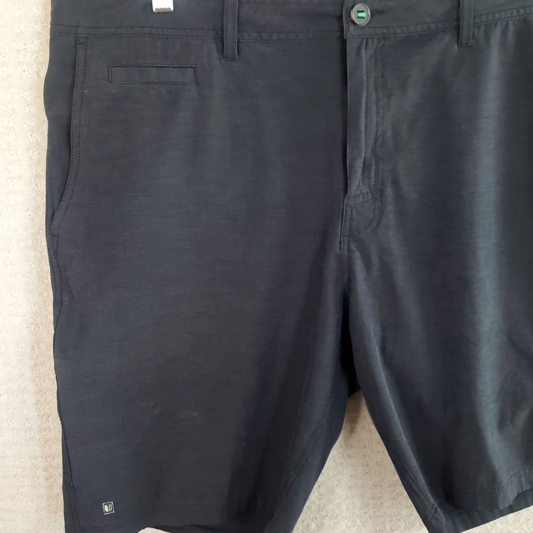Vintage Linksoul Boardwalker Stretch Golf Performance Casual Shorts Mens Black 40x10 Size US 40 / EU 56 - 2 Thumbnail