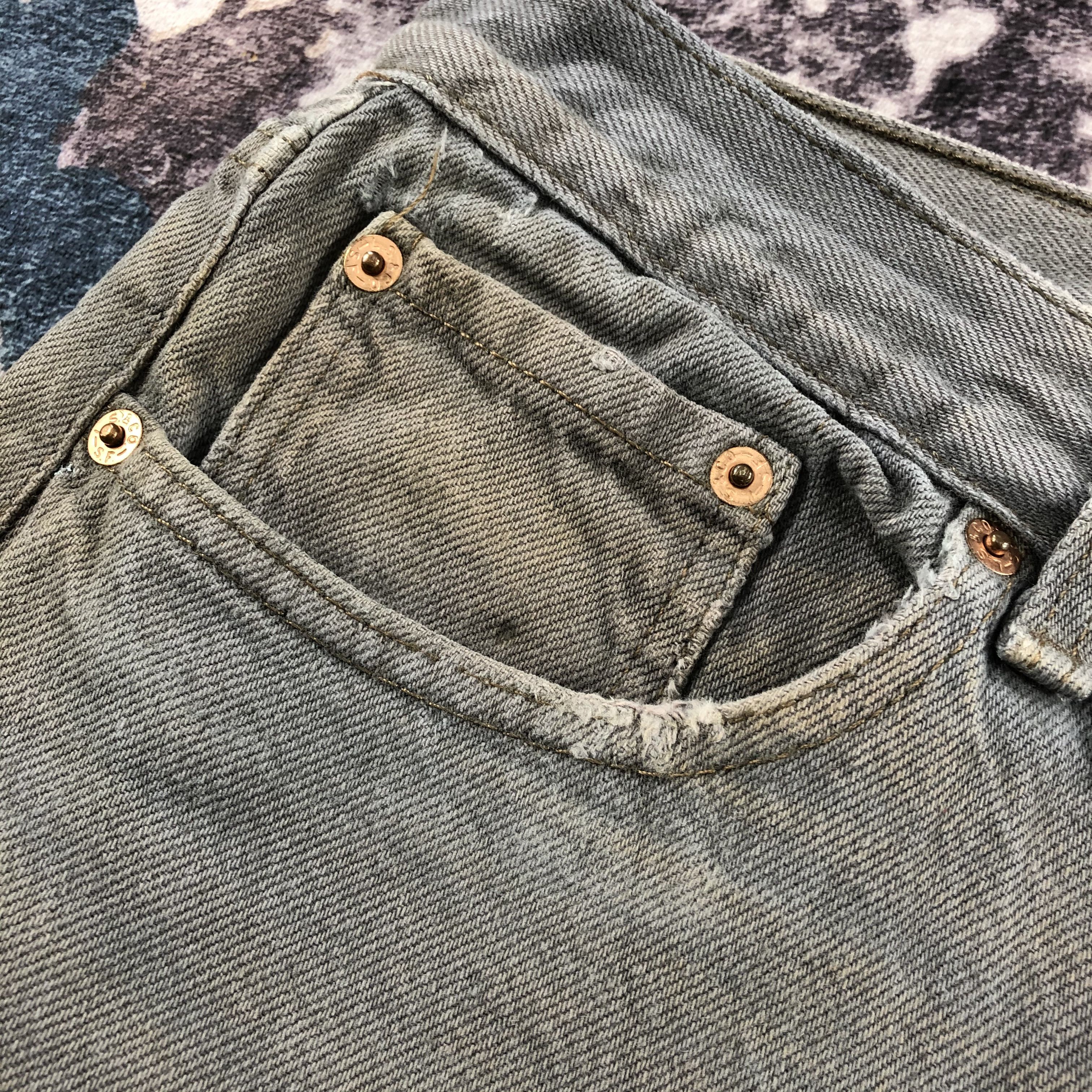 Levi's × Vintage Vintage 90s Faded Black Levis 501 Jeans-JM2598 Size US 33 - 14 Thumbnail