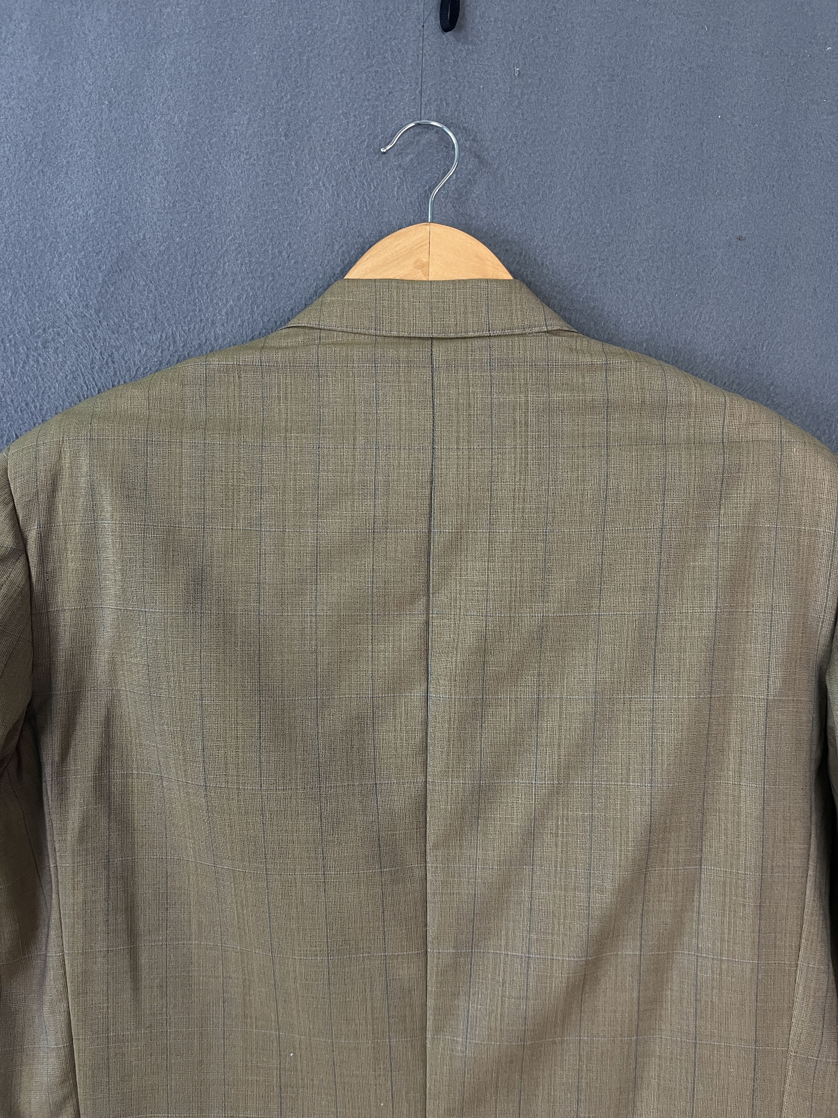 Balenciaga Balenciaga Paris Plaid Blazer Made in Japan Size 42R - 6 Thumbnail