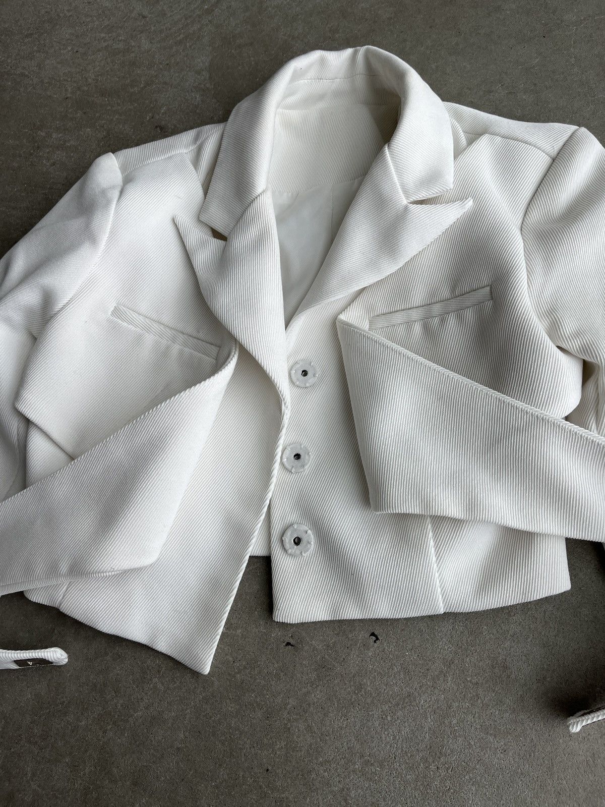 Other Futuristic Symmetrical Bondage Strap Blazer (unisex) Size S / US 4 / IT 40 - 12 Thumbnail