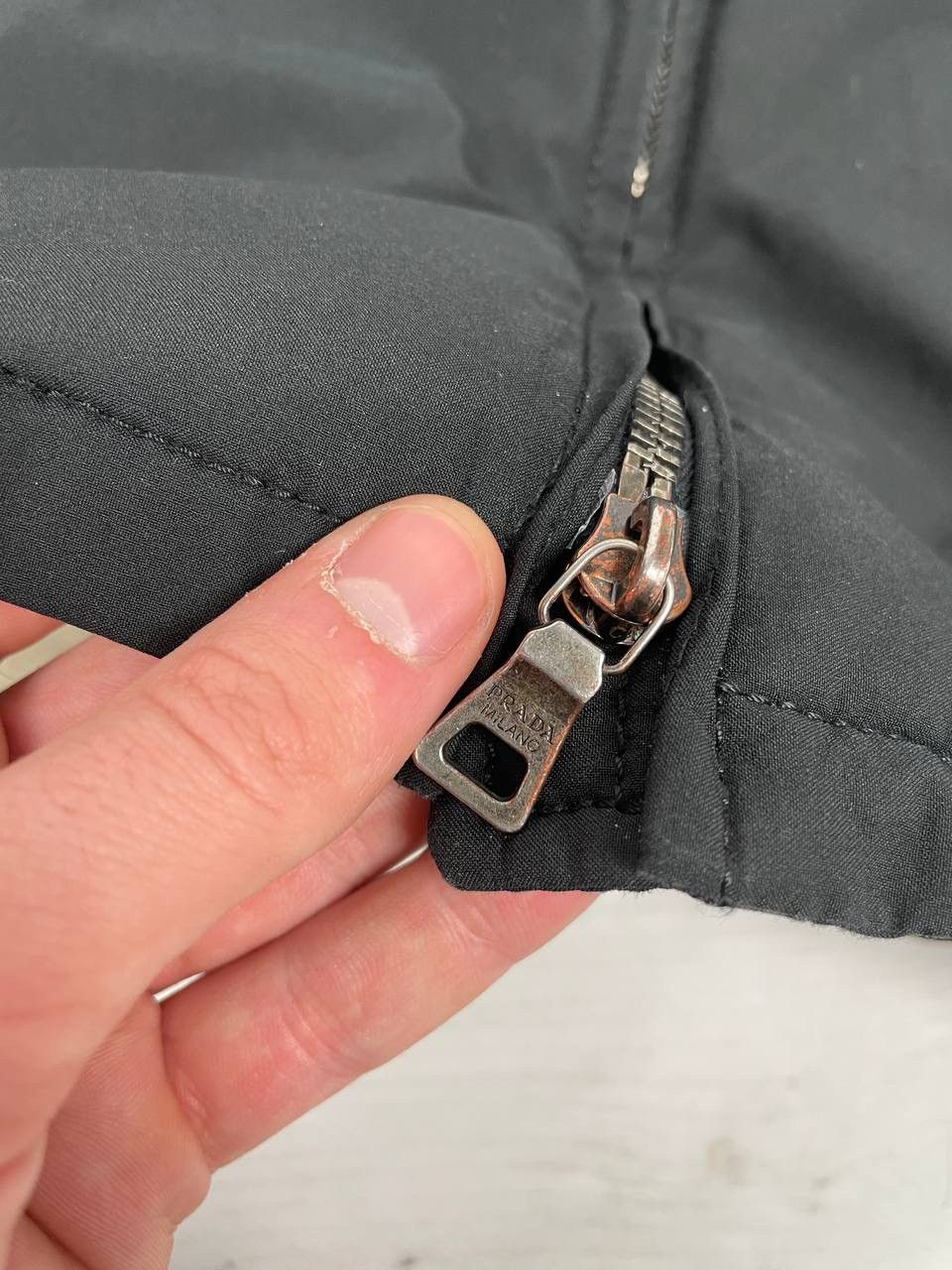 Prada Prada Gore Tex Hooded Nylon Jacket Black Women Size 42 Size M / US 6-8 / IT 42-44 - 8 Thumbnail