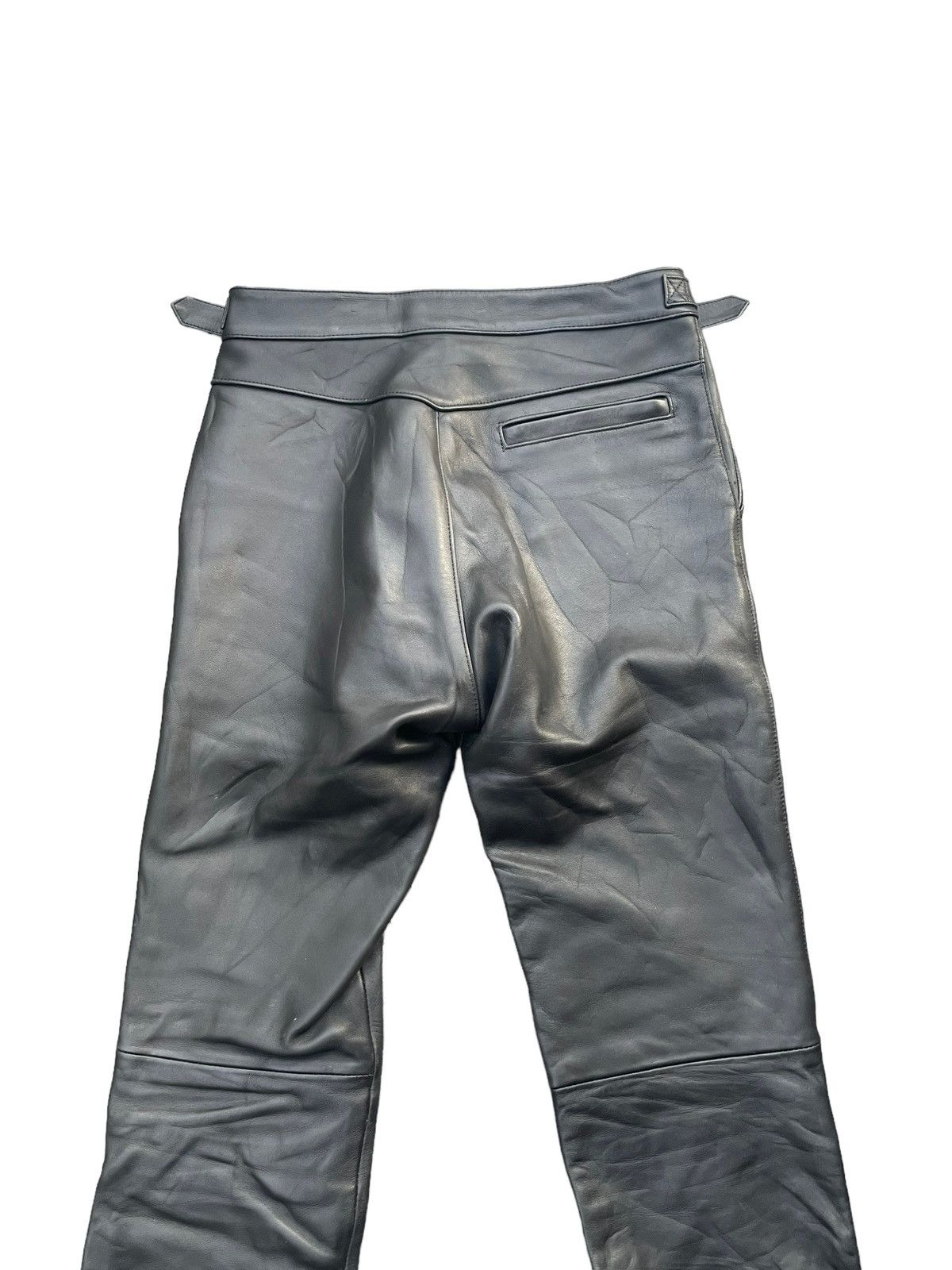 If Six Was Nine × Japanese Brand × Leather Vintage Nankai Leather Pant Size US 32 / EU 48 - 8 Thumbnail
