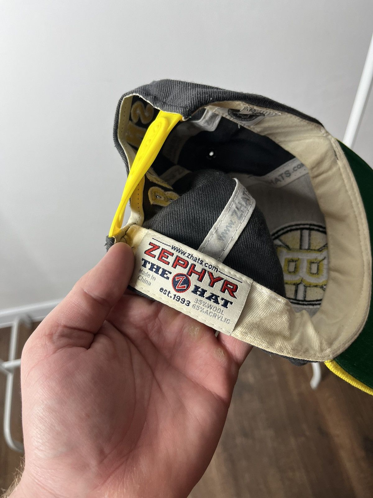 NHL × Vintage Vintage Zephyr Boston Bruins NHL Cap / Hat Size ONE SIZE - 6 Thumbnail