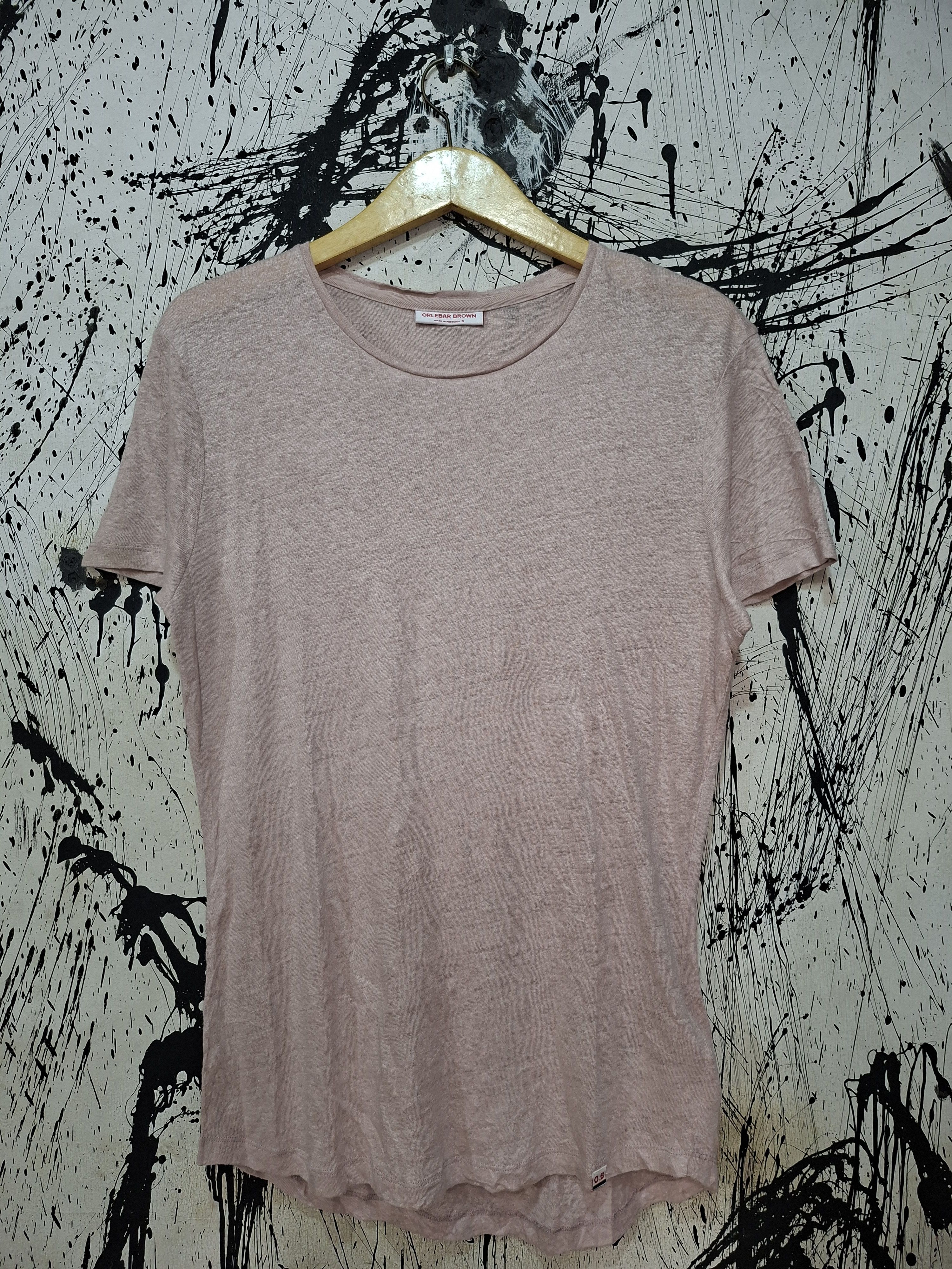 Orlebar Brown ORLEBAR BROWN 100% LINEN CASUAL T-SHIRT Size US S / EU 44-46 / 1 - 1 Thumbnail