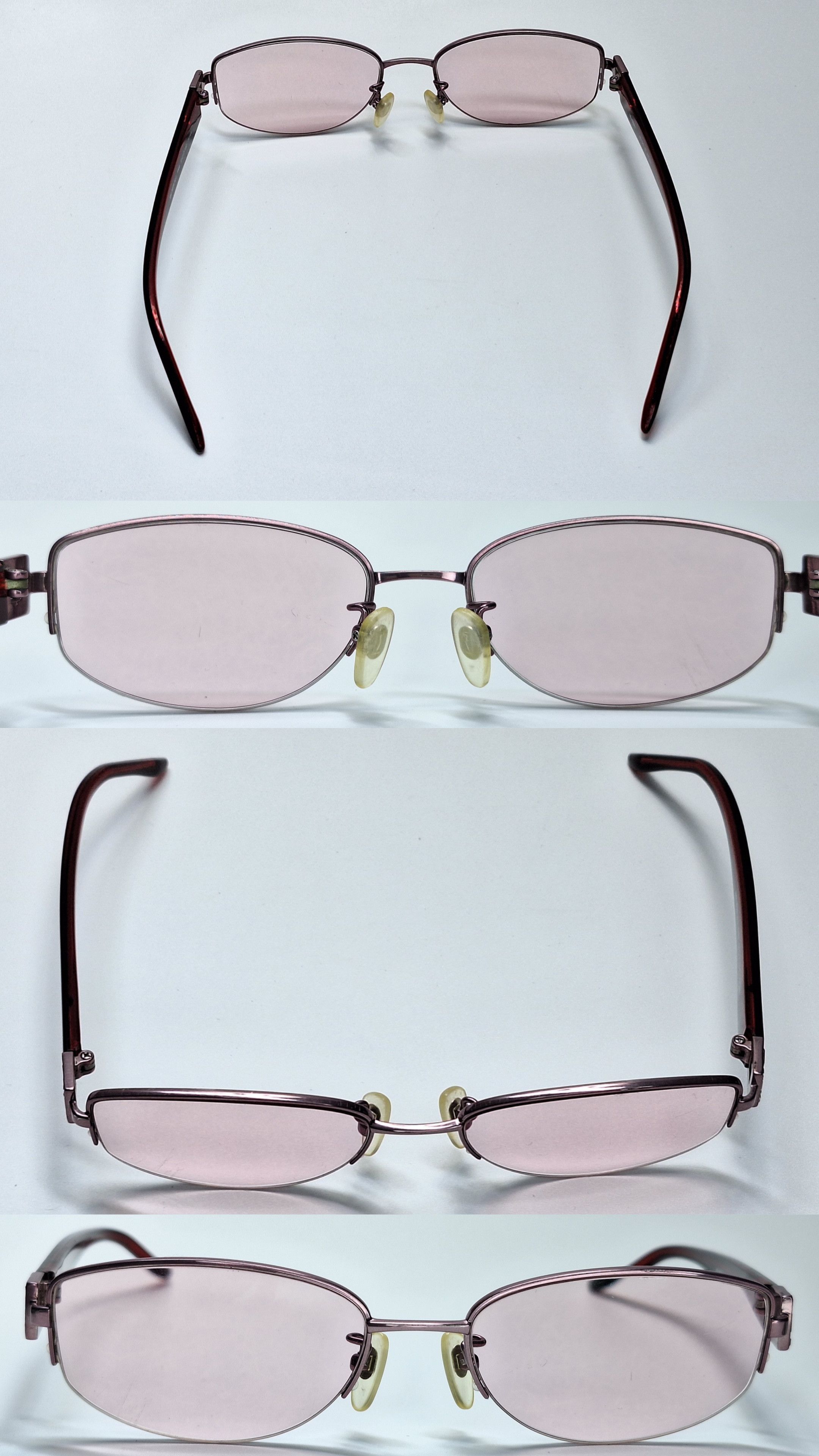 Max Mara Max Mara MM-8628 Titanium Semi-Rimless Vintage Eyeglass Size ONE SIZE - 3 Thumbnail