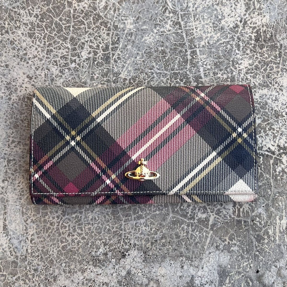 Vivienne Westwood Vivienne Westwood Tartan Long Wallet Size ONE SIZE - 1 Thumbnail