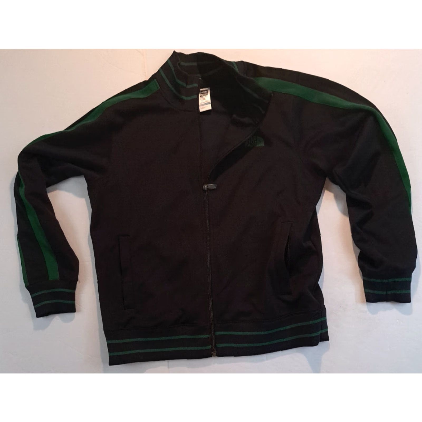 The North Face VINTAGE The North Face Full Zip Track Jacket Grey Striped Large Men Size US L / EU 52-54 / 3 - 4 Thumbnail