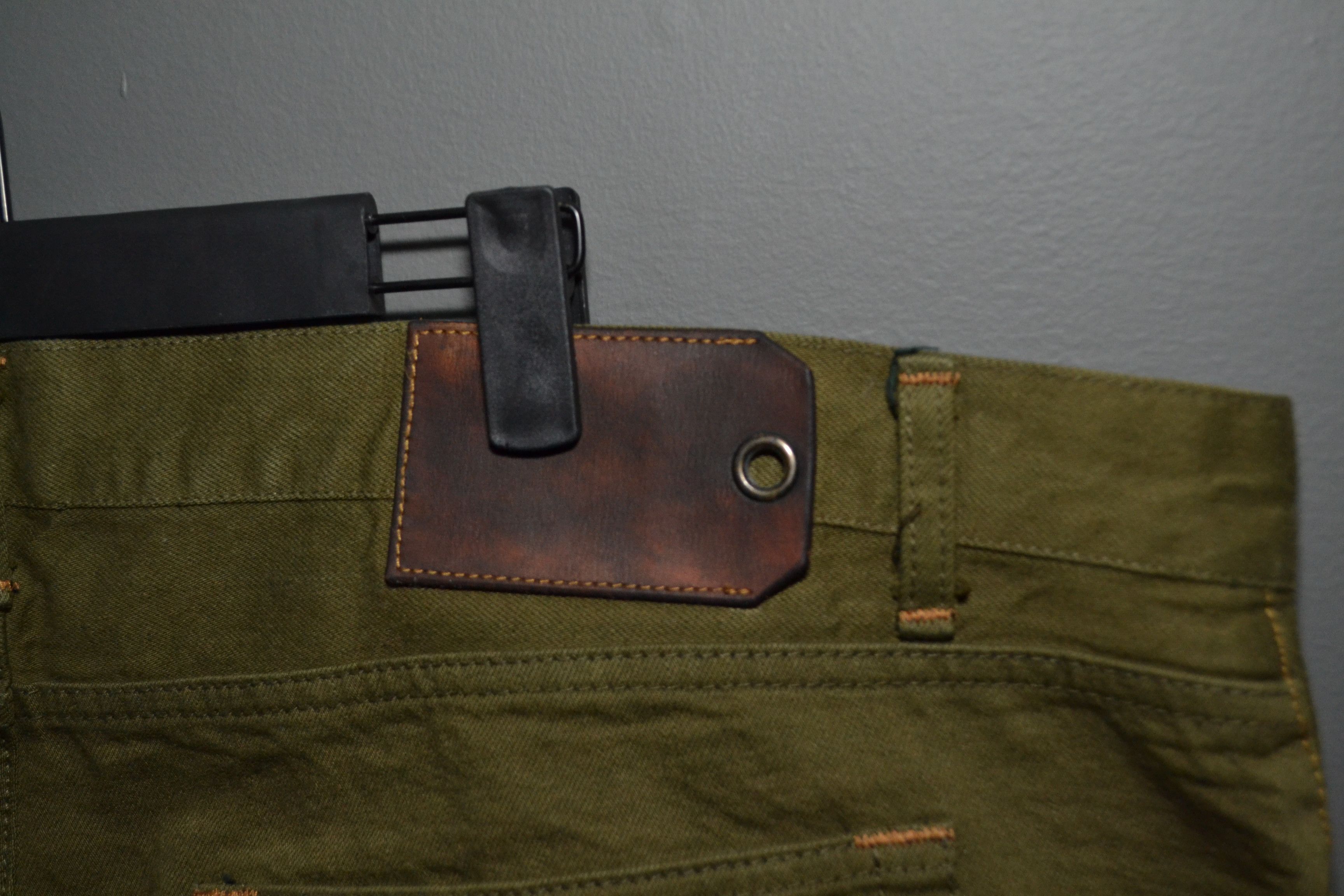 Schaeffers Garment Hotel Schaeffer's Garment Hotel Green Selvedge Jeans Bespoke 51 Size US 44 / EU 60 - 5 Thumbnail