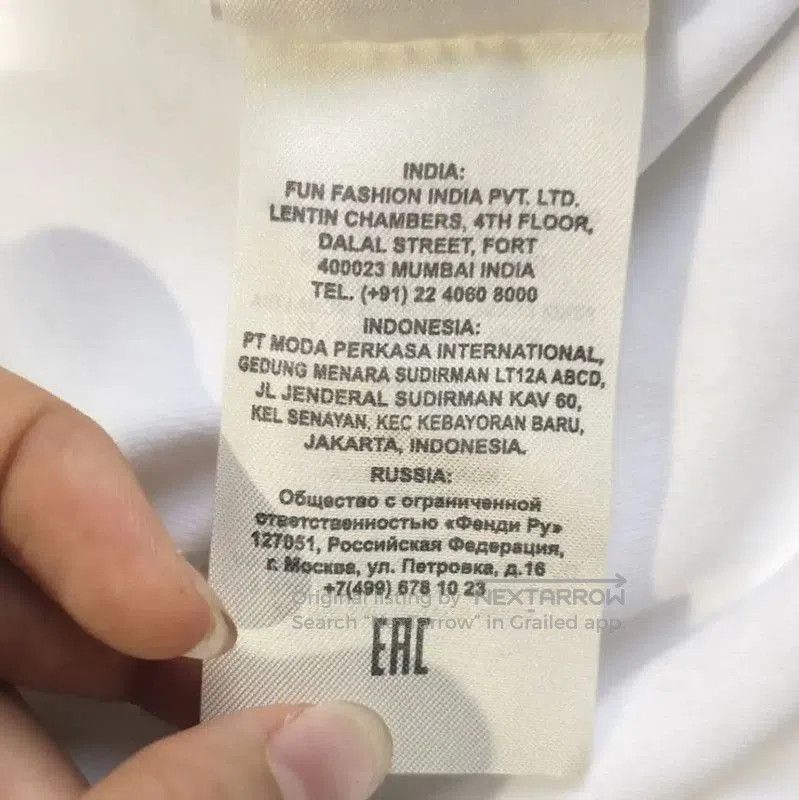 Fendi Fendi White Cotton XS Women's T-Shirt . Size XS / US 0-2 / IT 36-38 - 9 Thumbnail