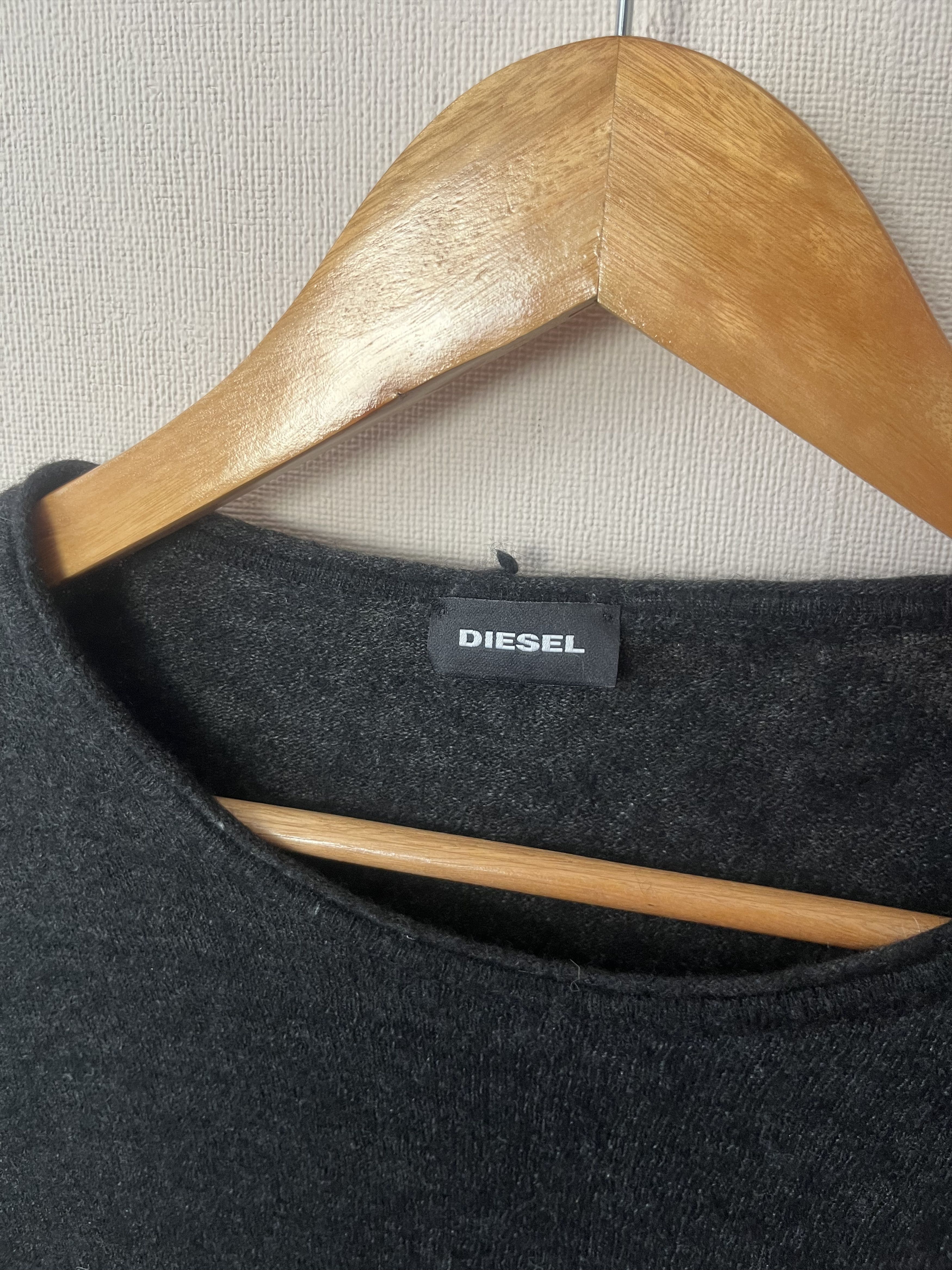 Diesel Diesel Gray Alpaca Wool Sweater Pullover Jumper Lightweight Size US M / EU 48-50 / 2 - 3 Thumbnail