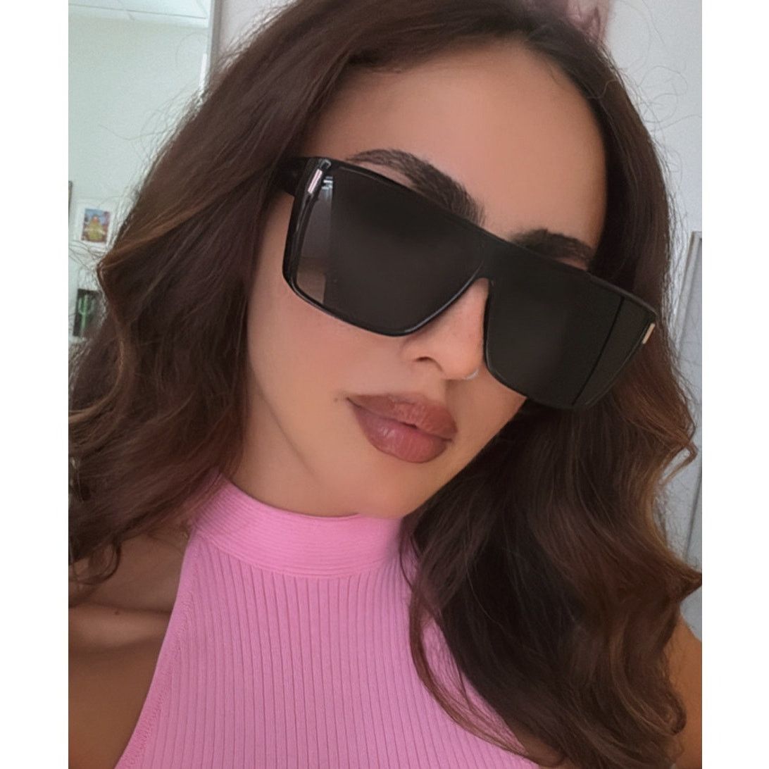 Saint Laurent Paris NEW Saint Laurent SL756 Black Flat Top Sunglasses $565 Size ONE SIZE - 1 Thumbnail