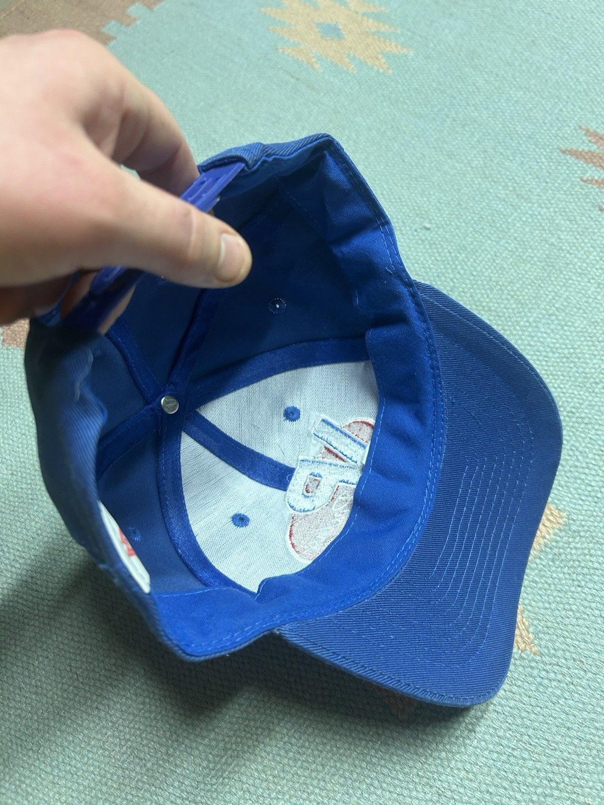 Vintage Vintage SnapBack hat VP racing fuels nascar embroidered blue Size ONE SIZE - 6 Thumbnail
