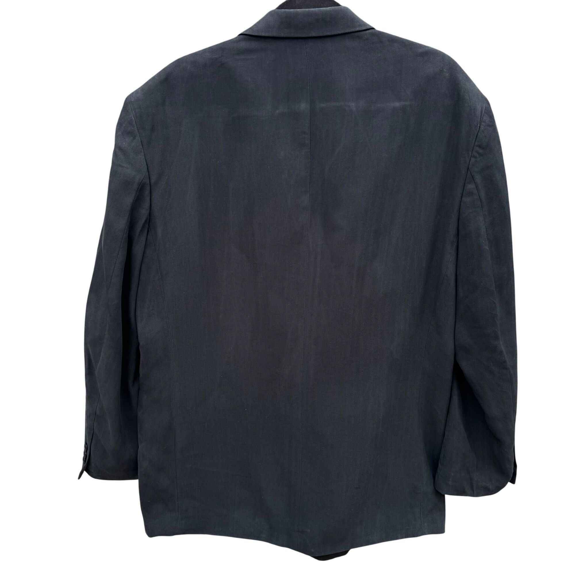 Other Cezar Del Prado Vintage Mens Black Silk Single Breasted 3 Bu Size 46L - 5 Thumbnail