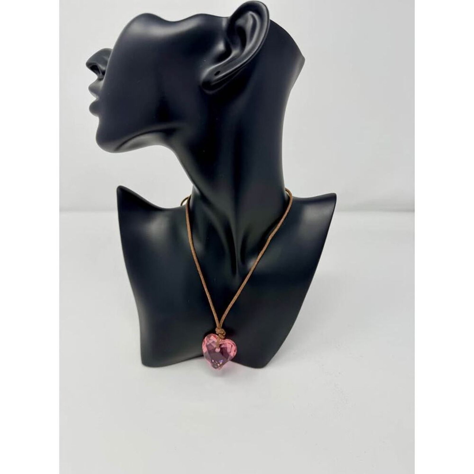 Other Crystal pink heart necklace Size ONE SIZE - 3 Thumbnail