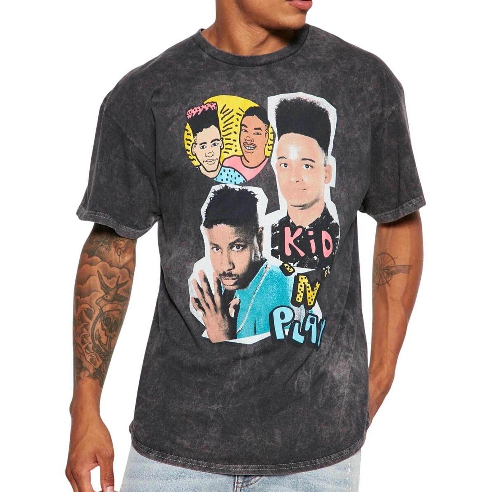 Other KID N PLAY Collage Short Sleeve Tee in Charcoal Unisex M Size US M / EU 48-50 / 2 - 1 Thumbnail