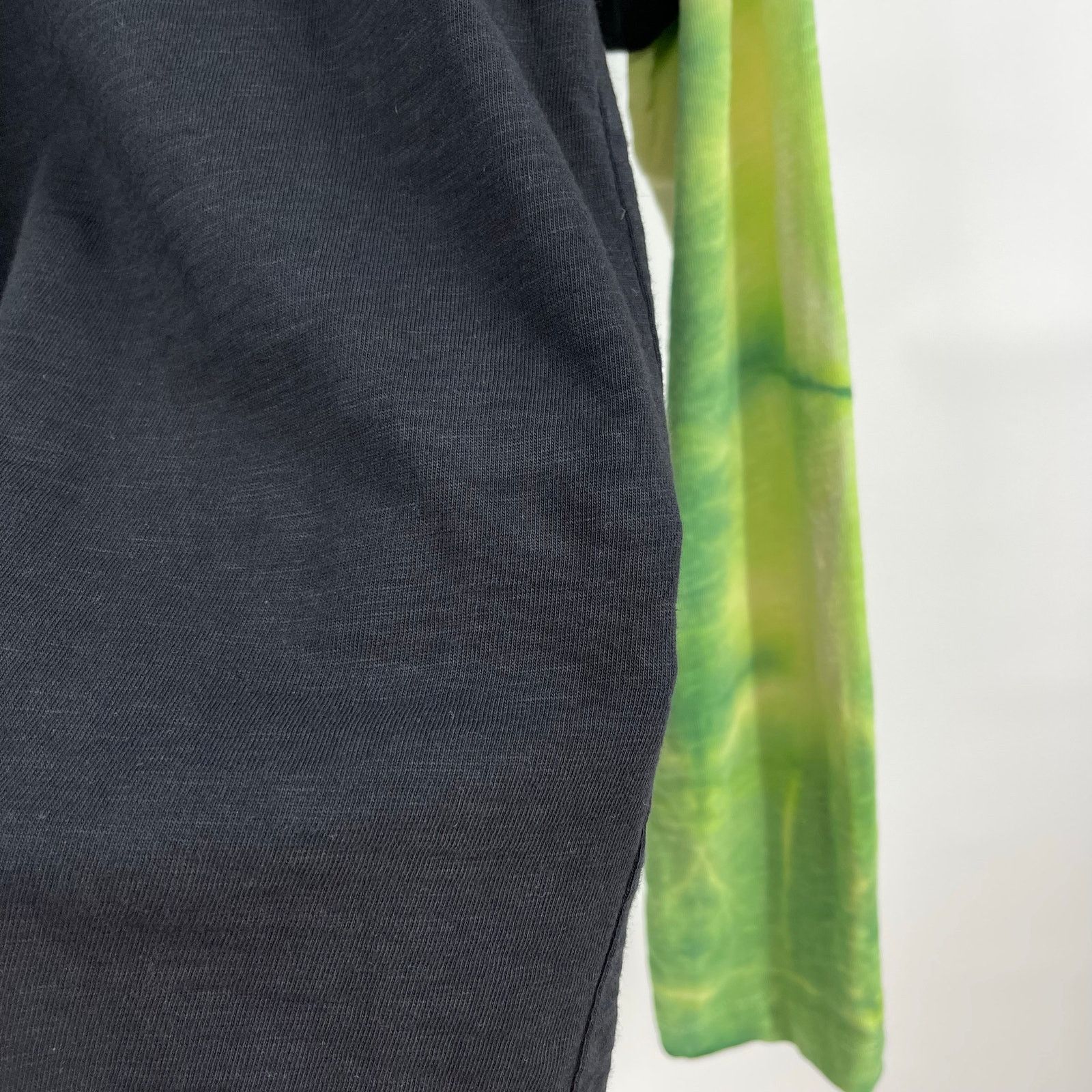 Nahmias Nahmias | Black Green Tie Dye Double Layered T-Shirt S Size US S / EU 44-46 / 1 - 8 Thumbnail